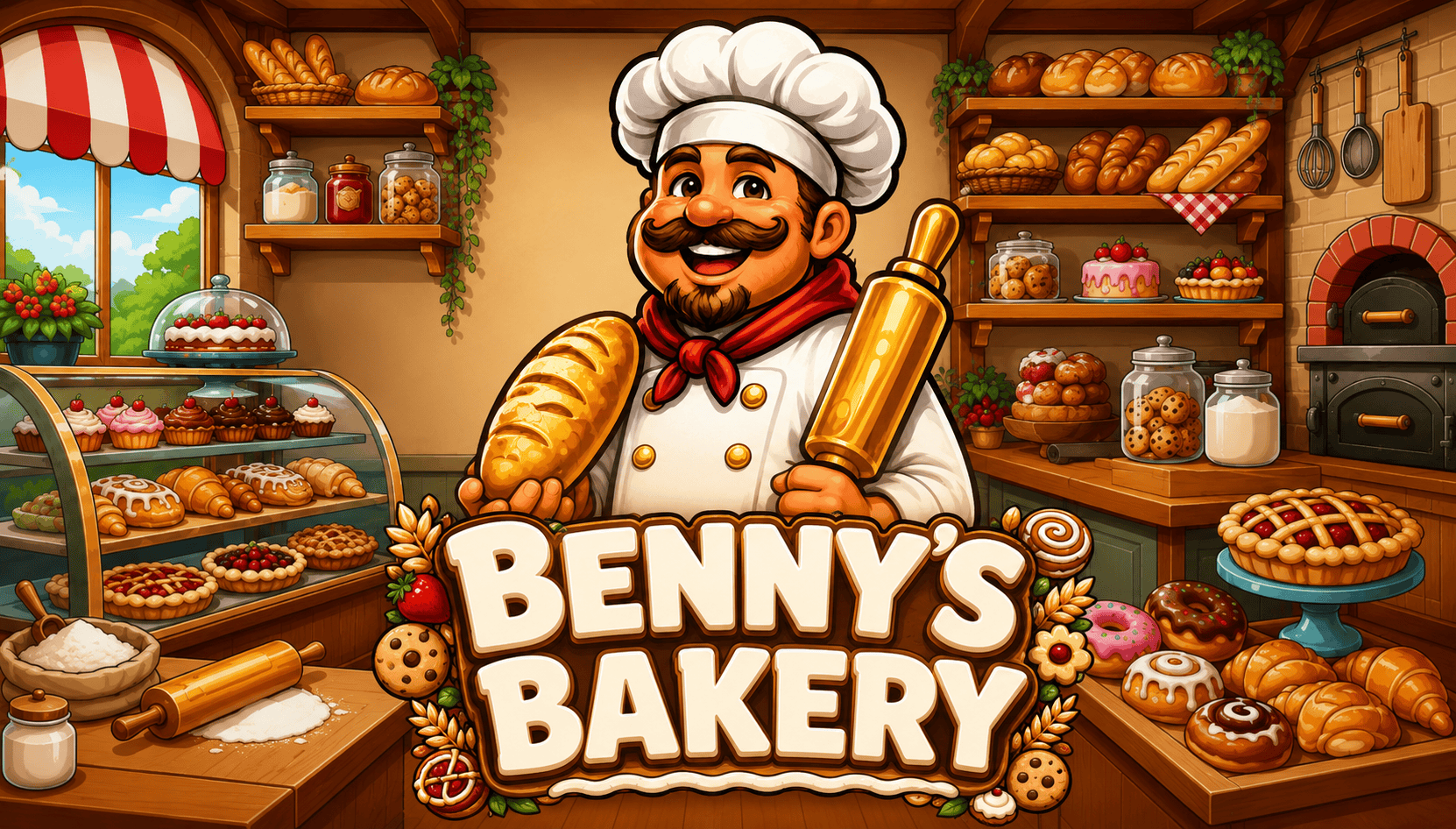 Benny’s Bakery Slot Demo by Spinova slot cover image