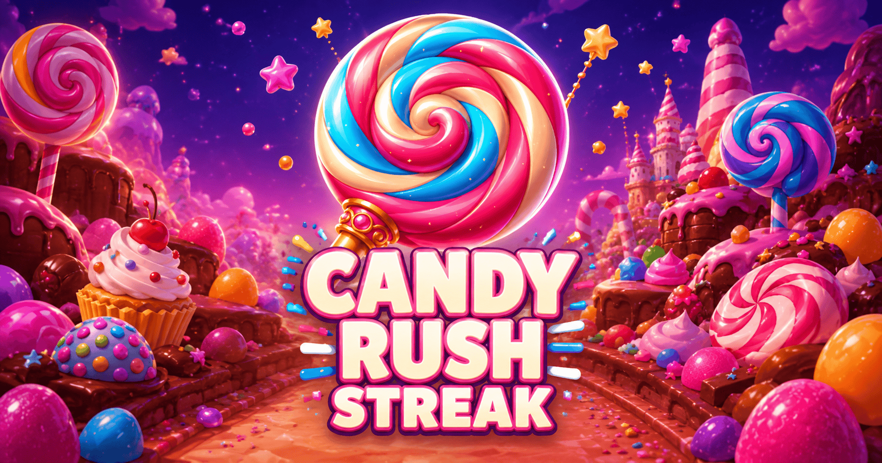 Candy Rush Streak Slot Demo by Standard Lab slot cover image