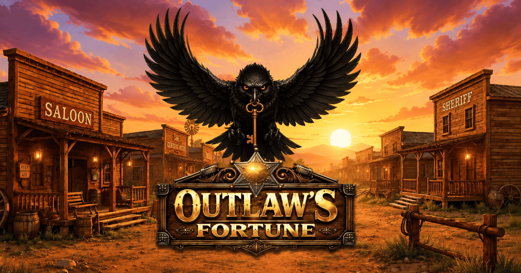 Outlaws Fortune Slot Demo by Static slot cover image