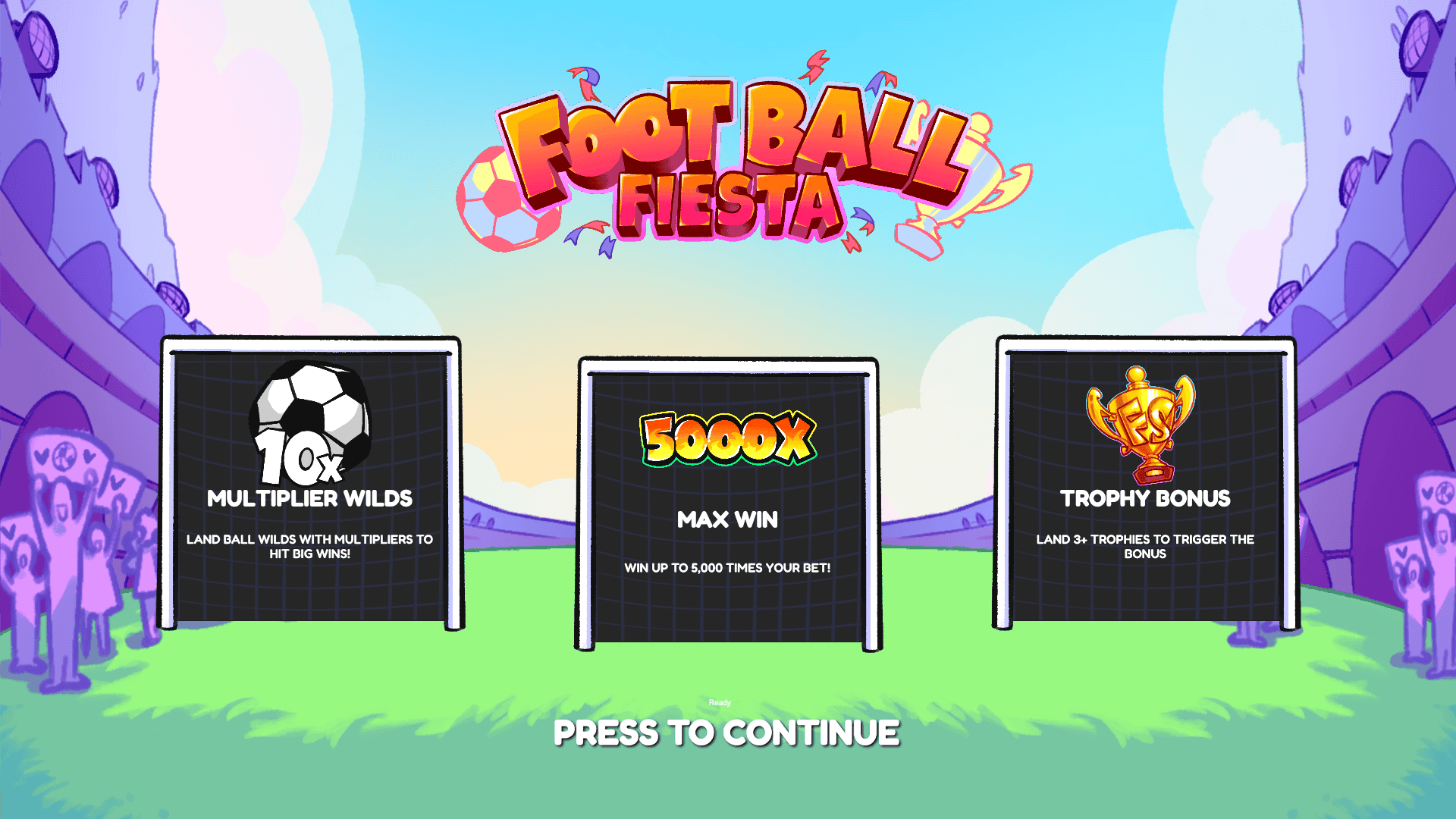 Football Fiesta slot intro screen