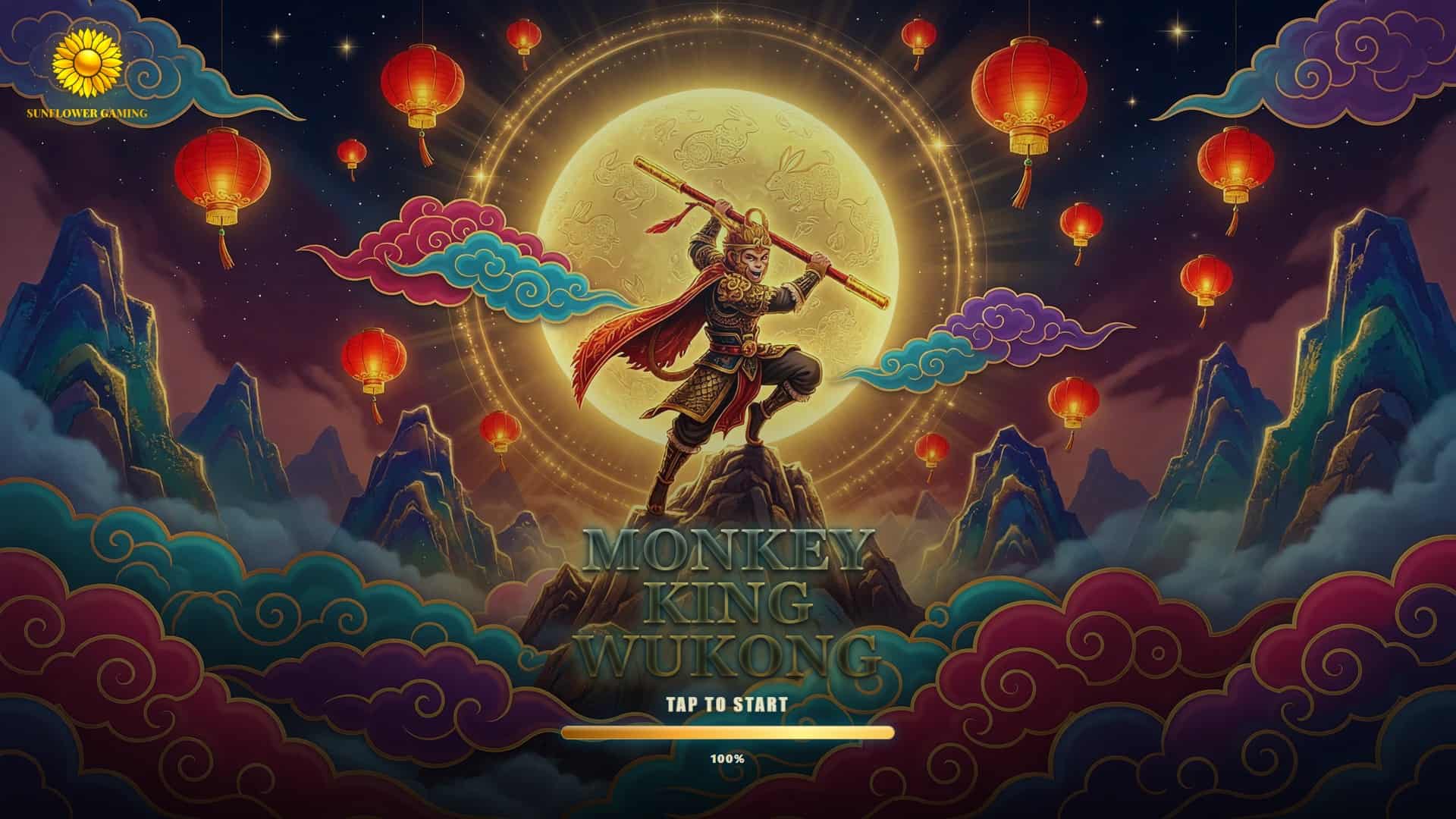 Wukong The Monkey King slot intro screen
