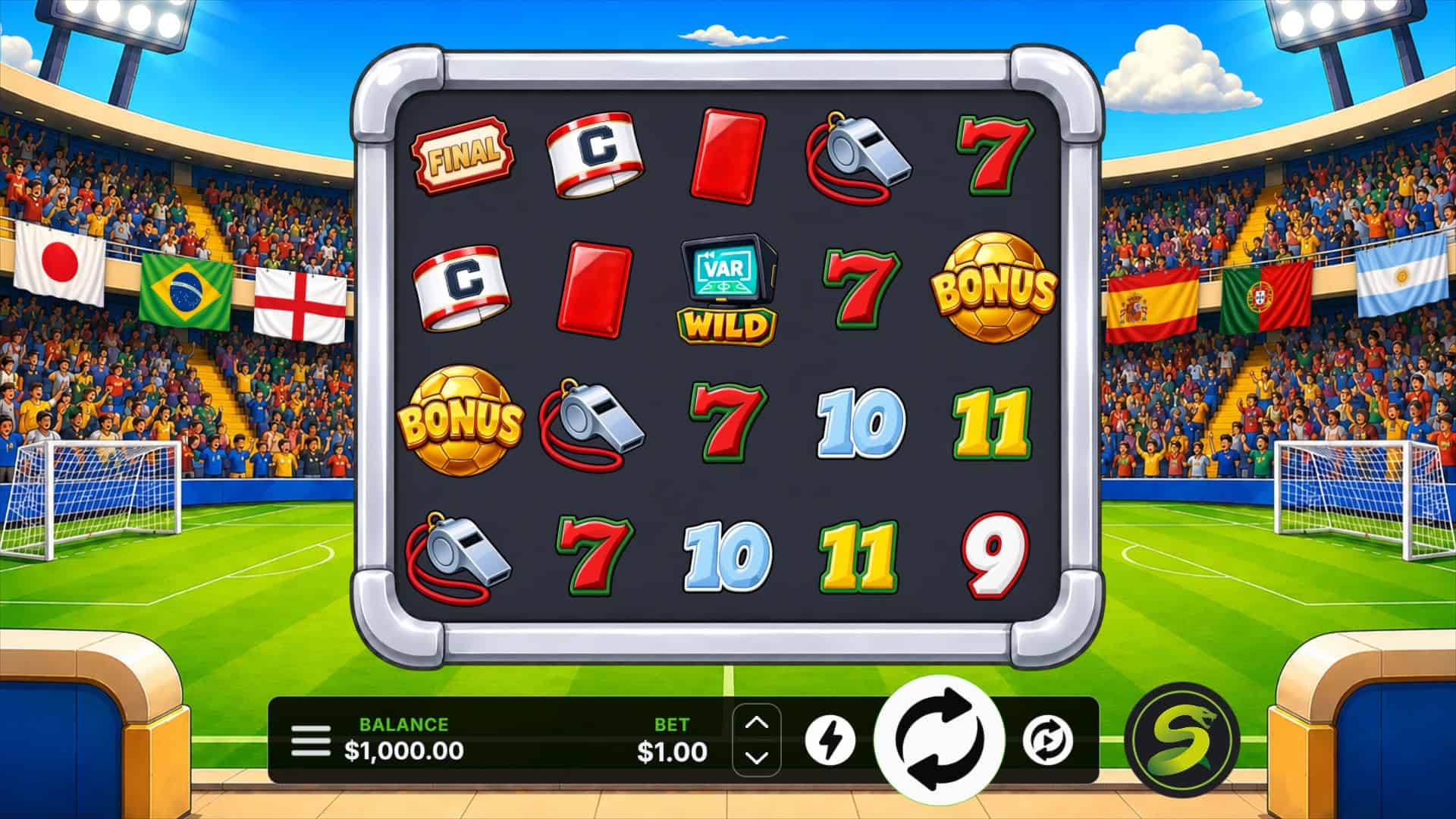 Golden Ball slot gameplay reels