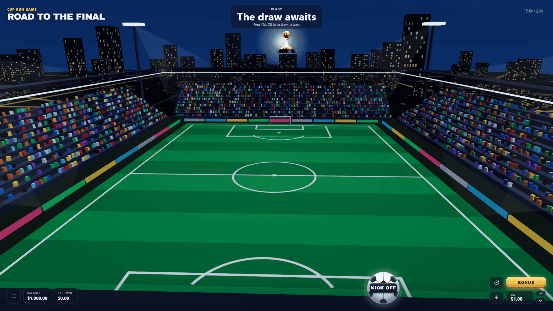 Road To The Final slot gameplay reels