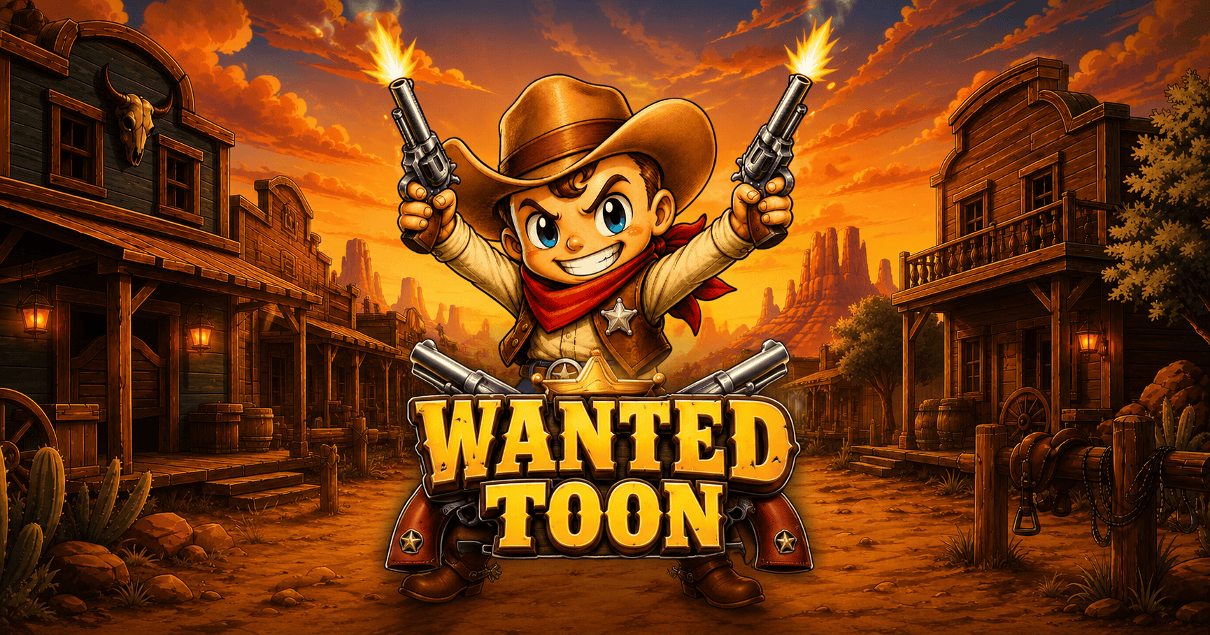 Wanted Toon Slot Demo by Taro Gaming slot cover image
