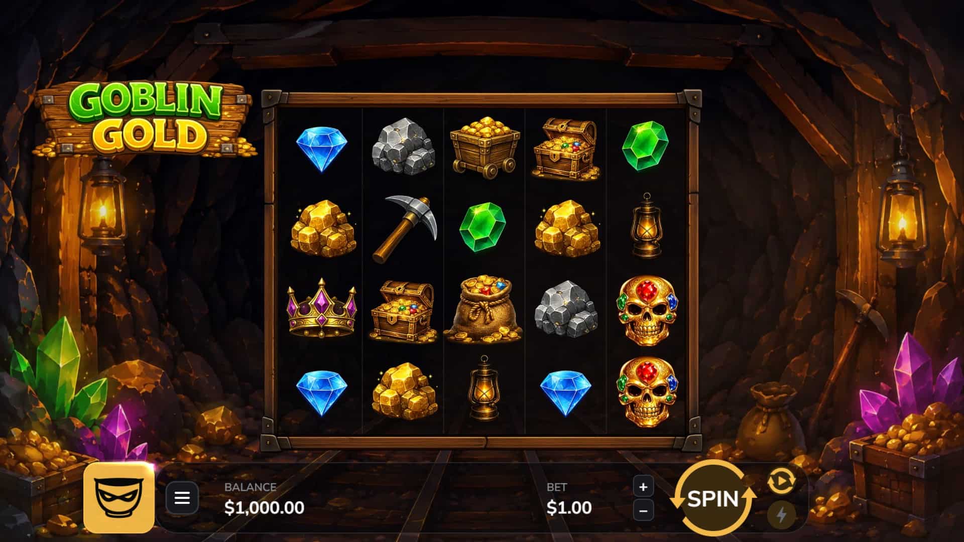 Goblin Gold slot gameplay reels