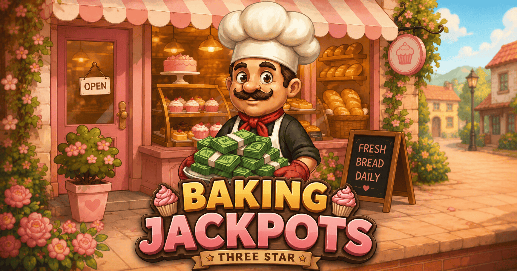 Baking Jackpots Slot Demo by Three Star slot cover image