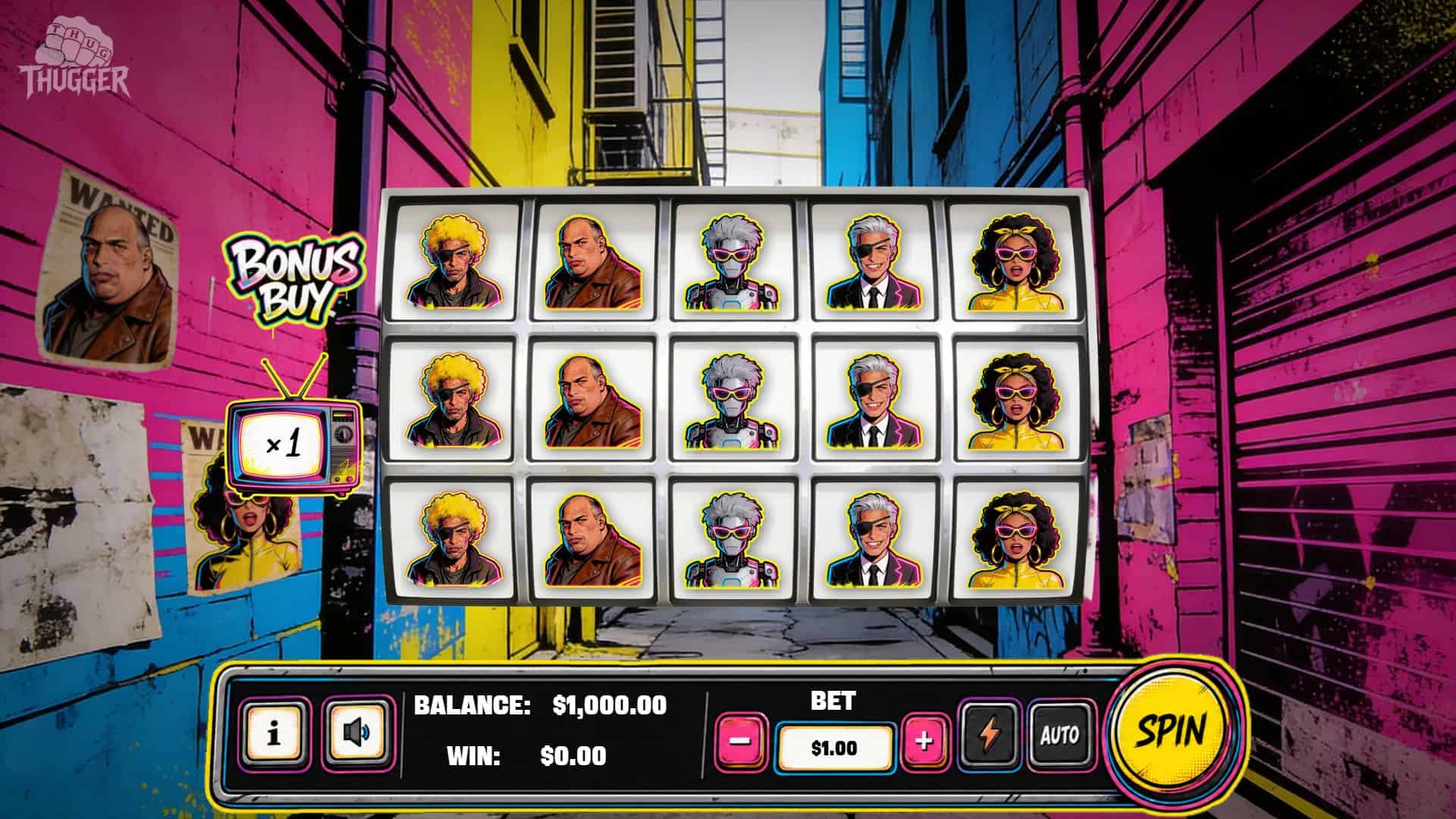 Backstreets: Chapter One slot gameplay reels