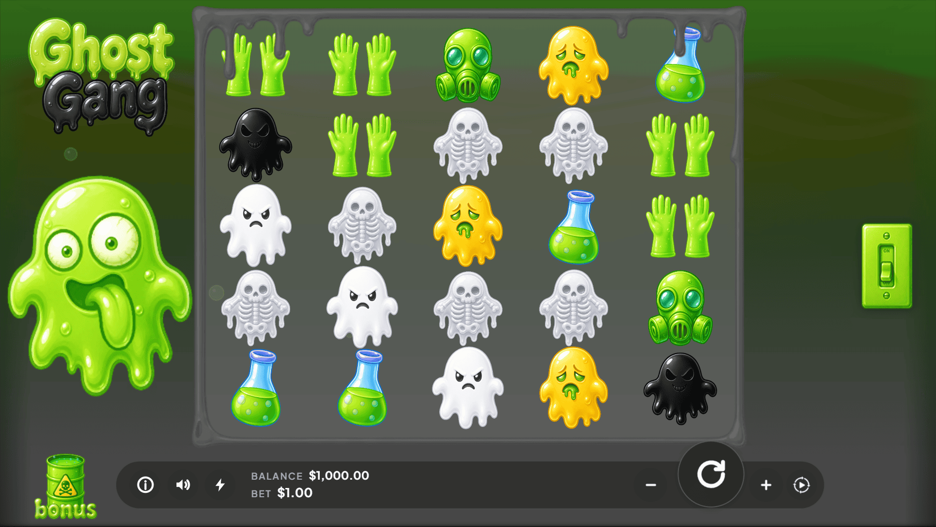 Ghost Gang slot gameplay reels
