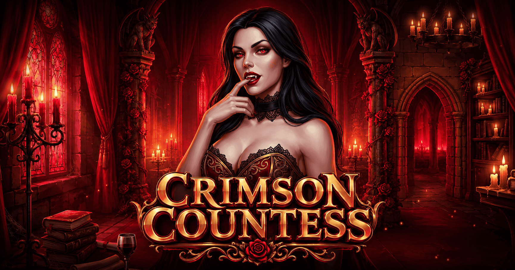 Crimson Countess Slot Demo by Tilt Room Games slot cover image