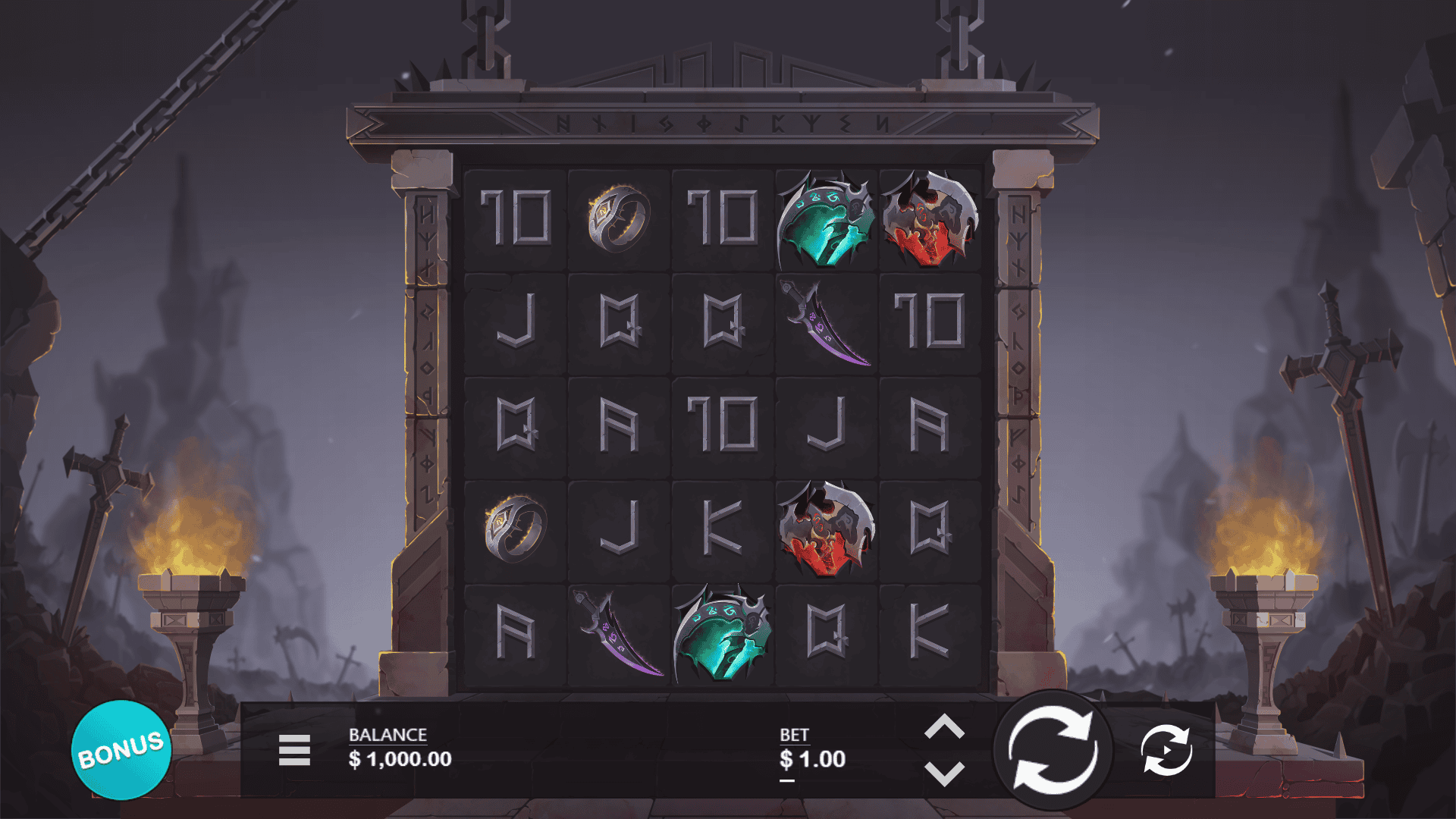 No Mercy At Dawn slot gameplay reels
