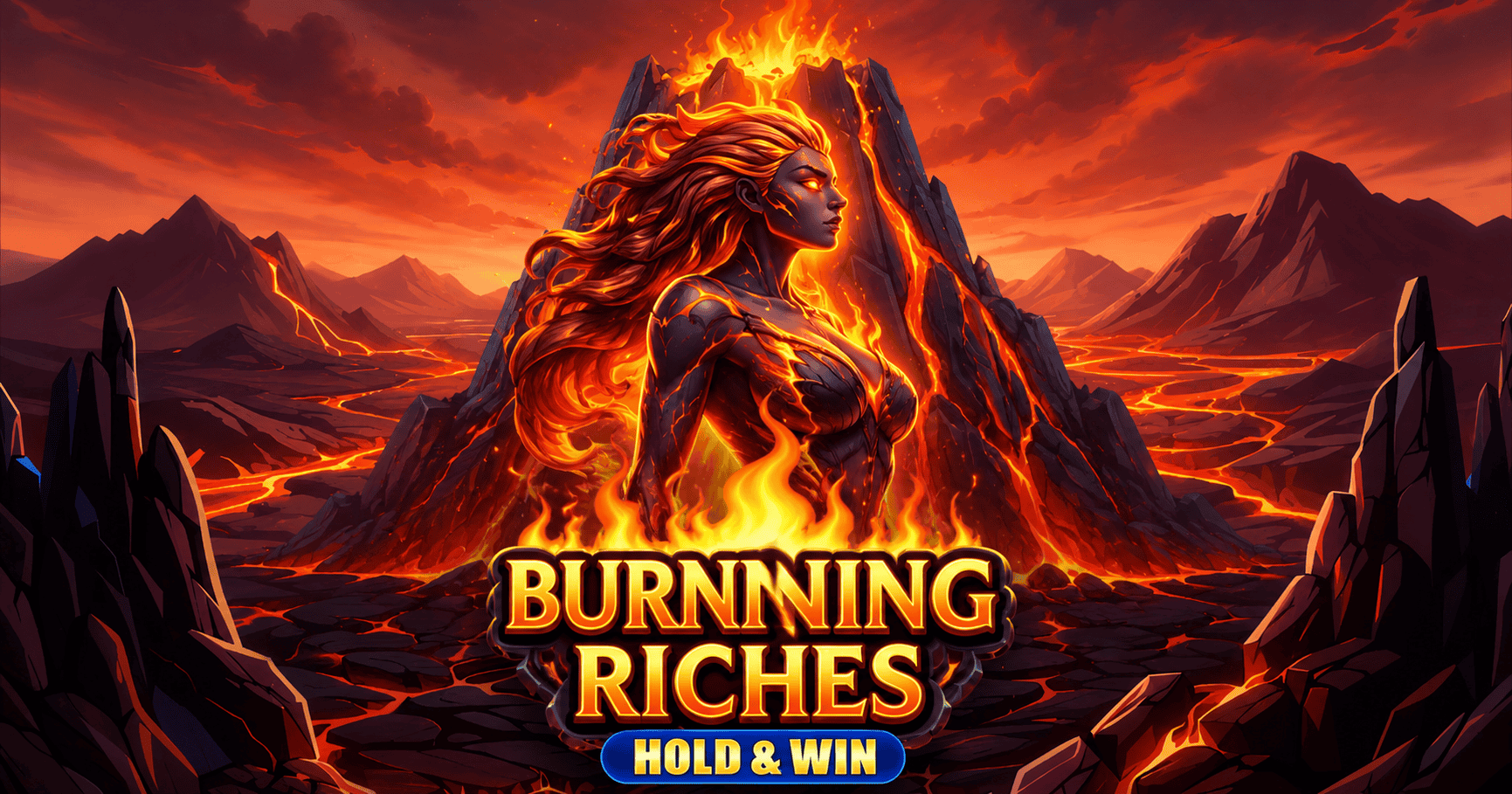 Burning Riches: Hold and Win Slot Demo by Toucan Royale slot cover image
