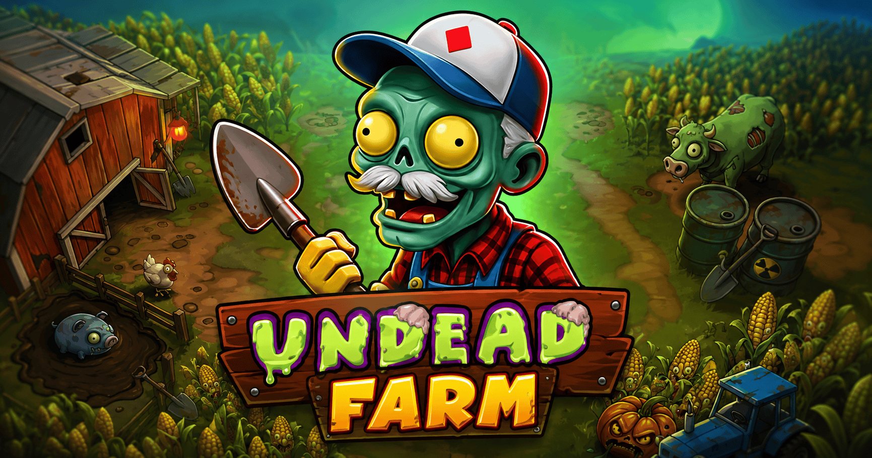 Undead Farm Slot Demo by TrueLab slot cover image