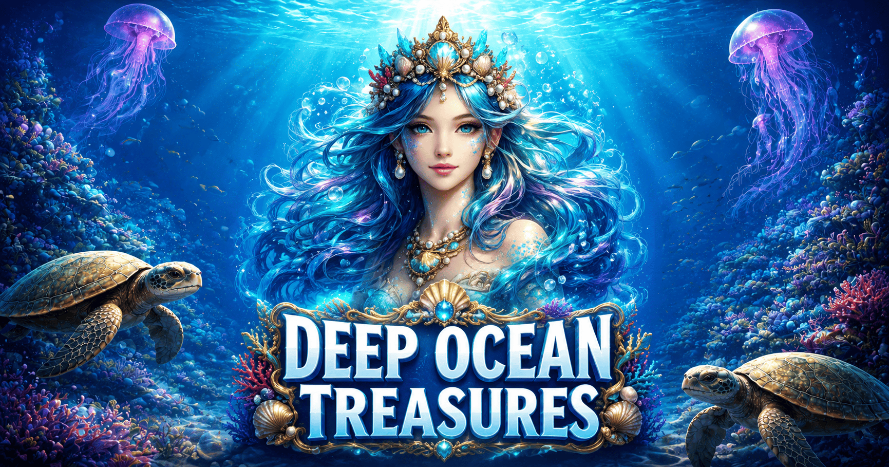 Deep Ocean Treasures Slot Demo by Vee Gaming slot cover image