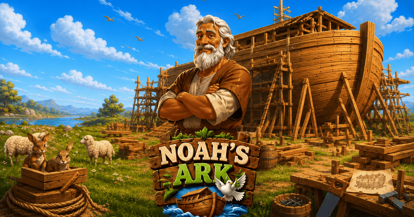 Noah’s Ark Slot Demo by Venos Studio slot cover image