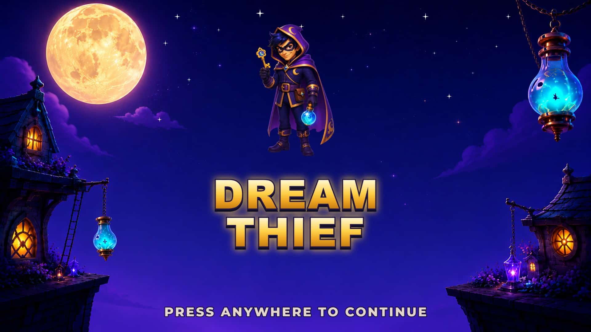 Dream Thief slot intro screen
