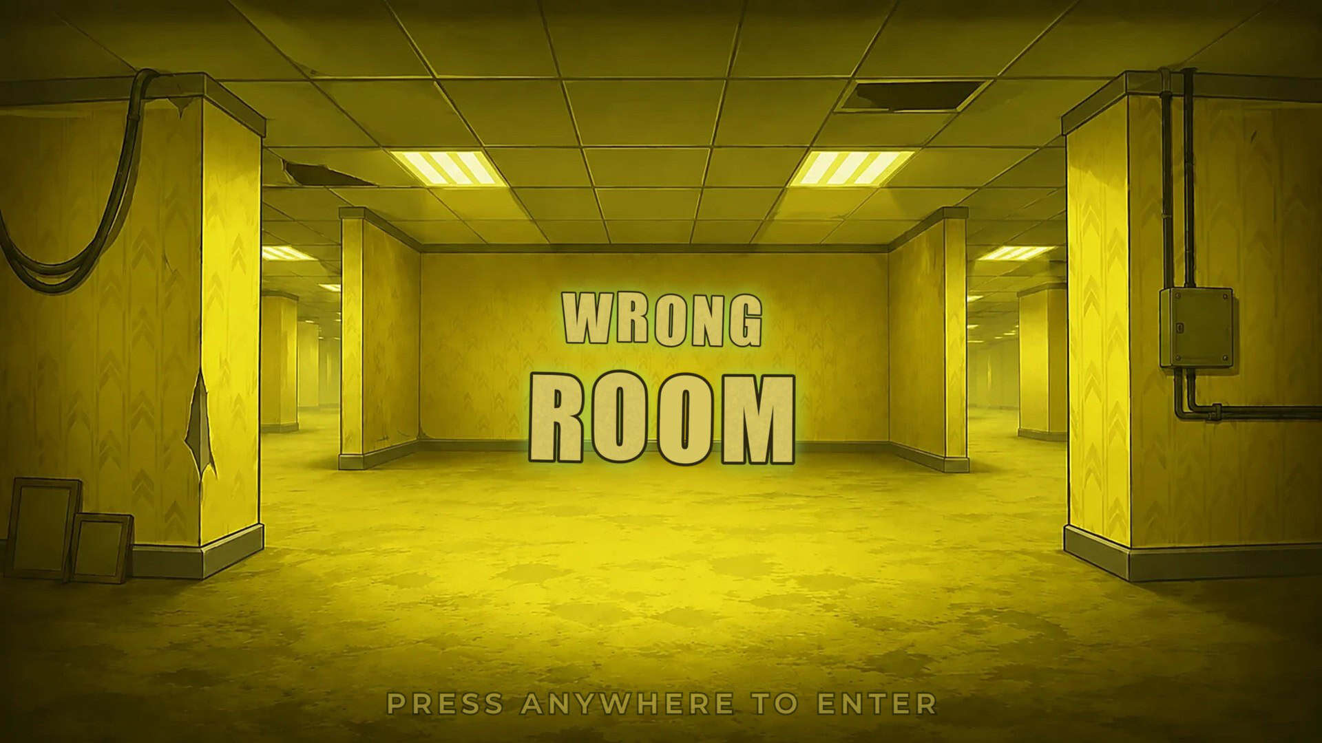 Wrong Room slot intro screen
