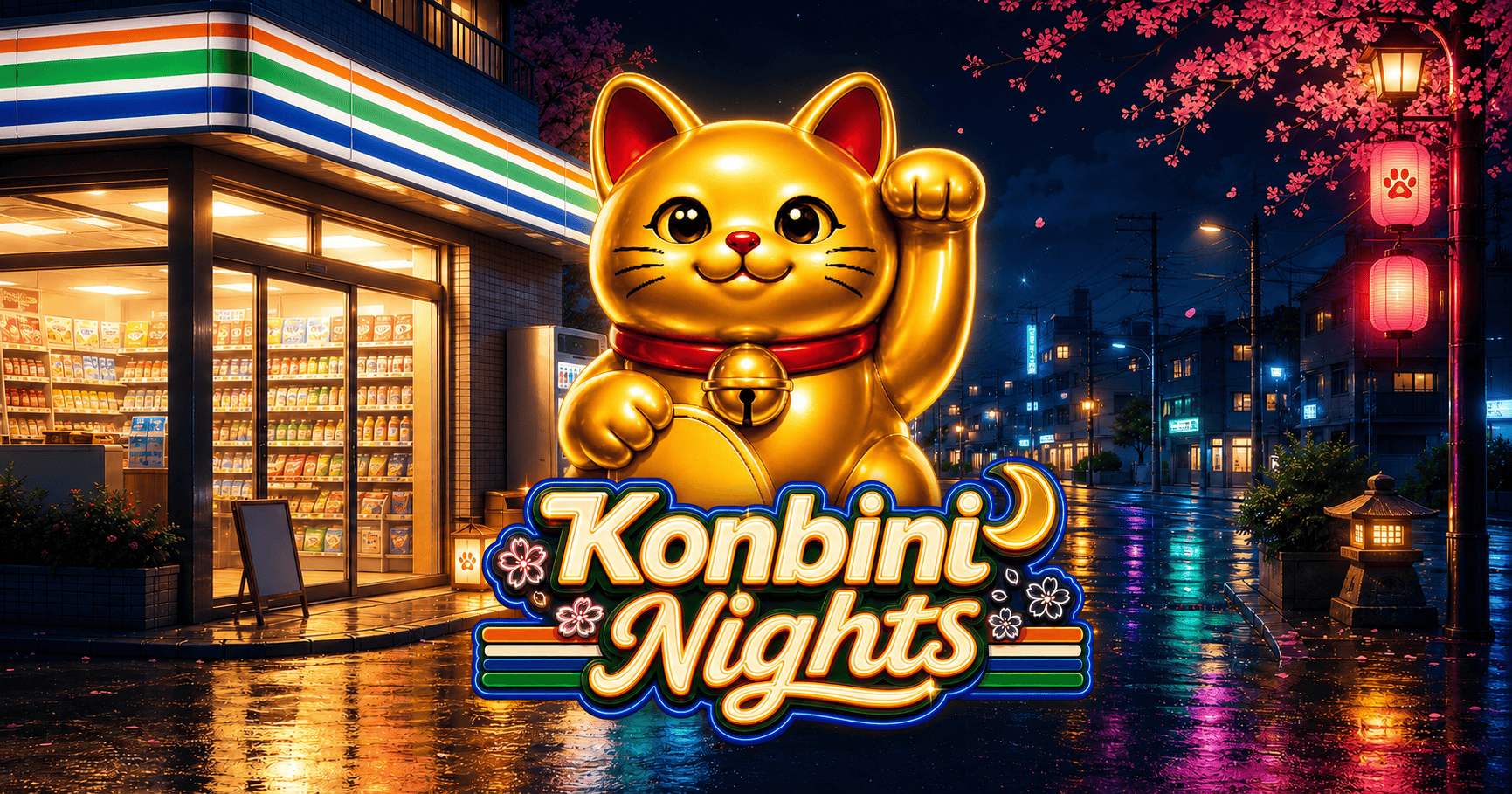 Konbini Nights Slot Demo by Von Djork slot cover image