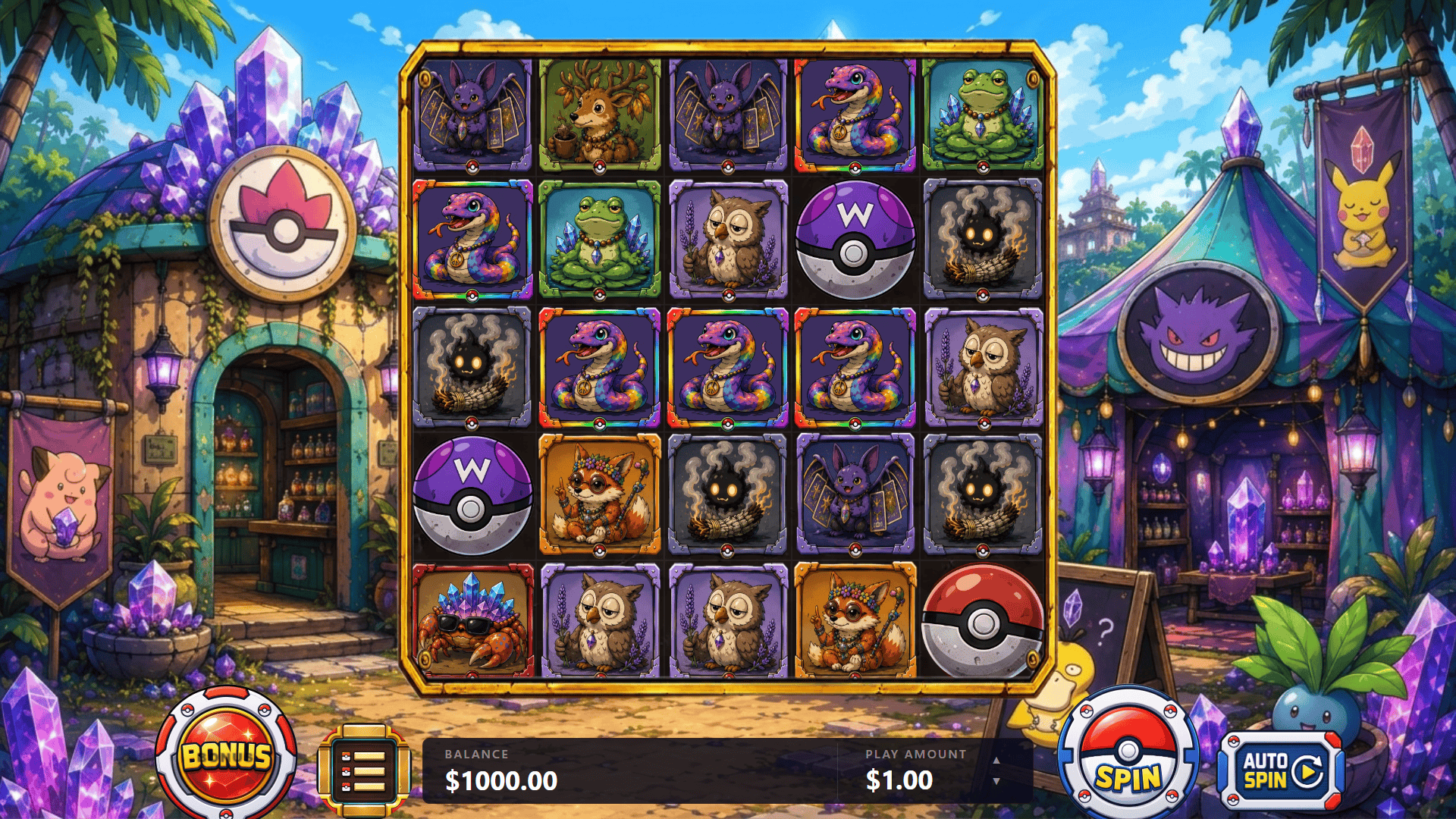 Brokeman slot gameplay reels