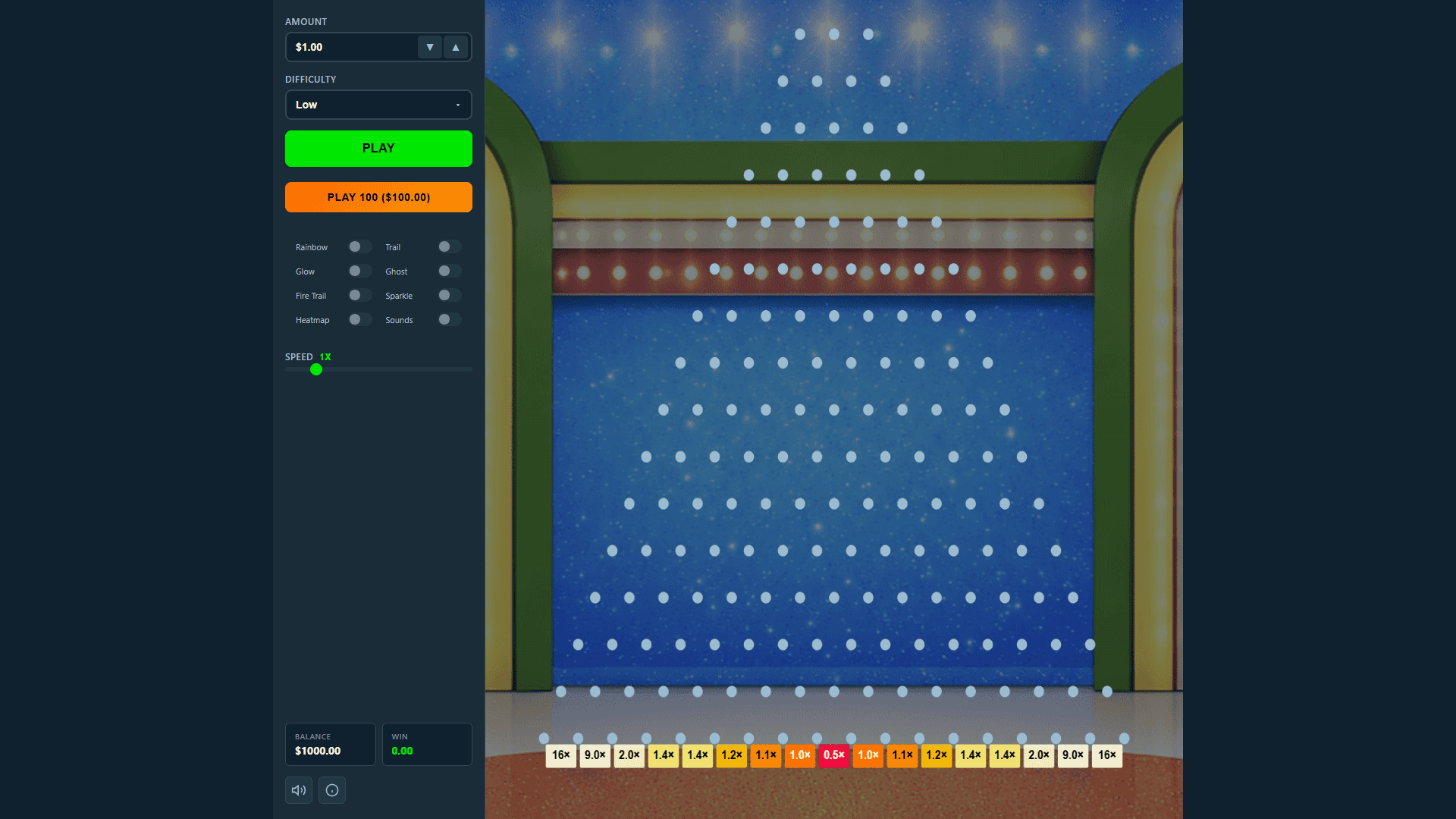 The Plinko is Right slot gameplay reels