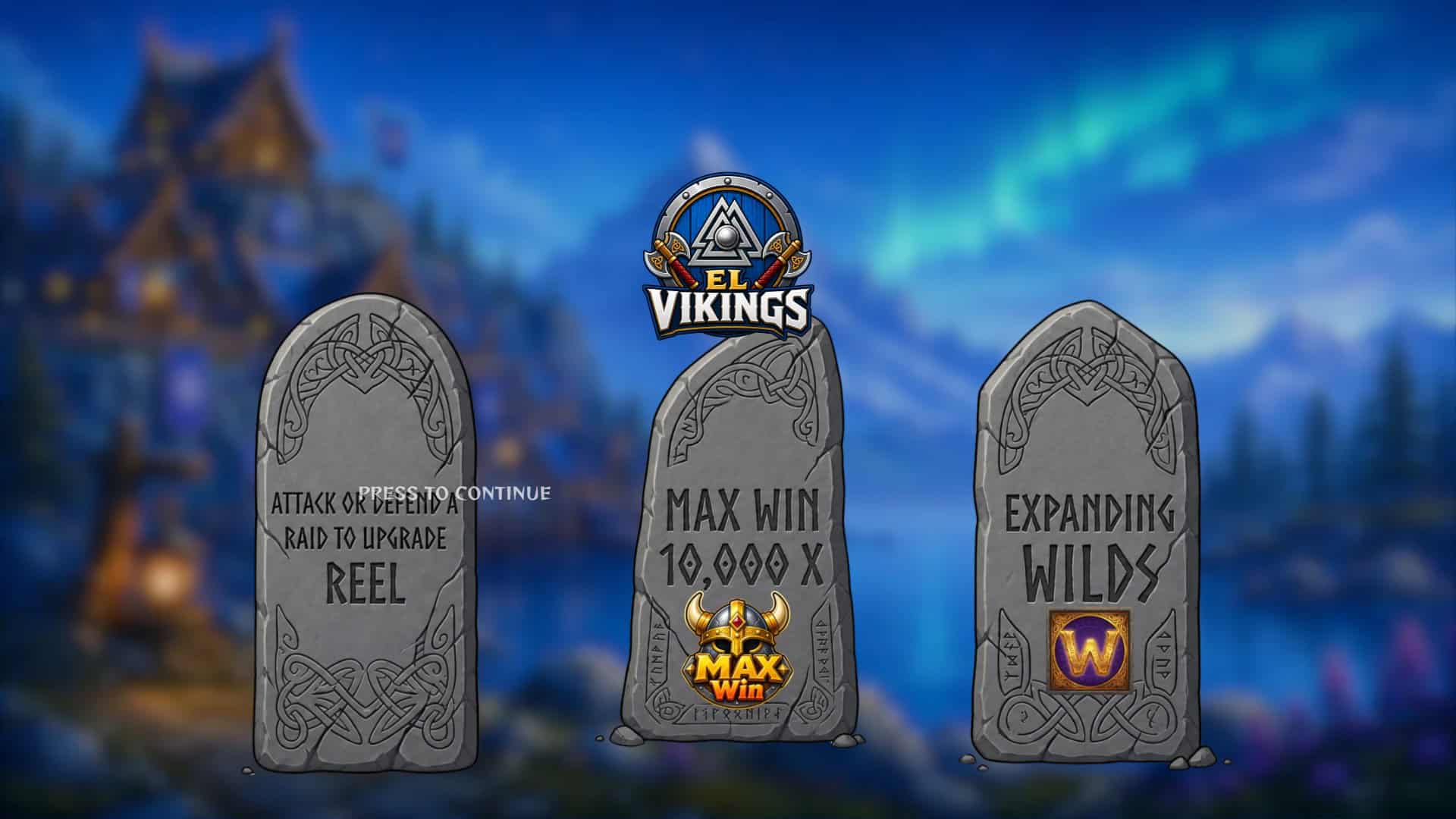 El Viking slot intro screen
