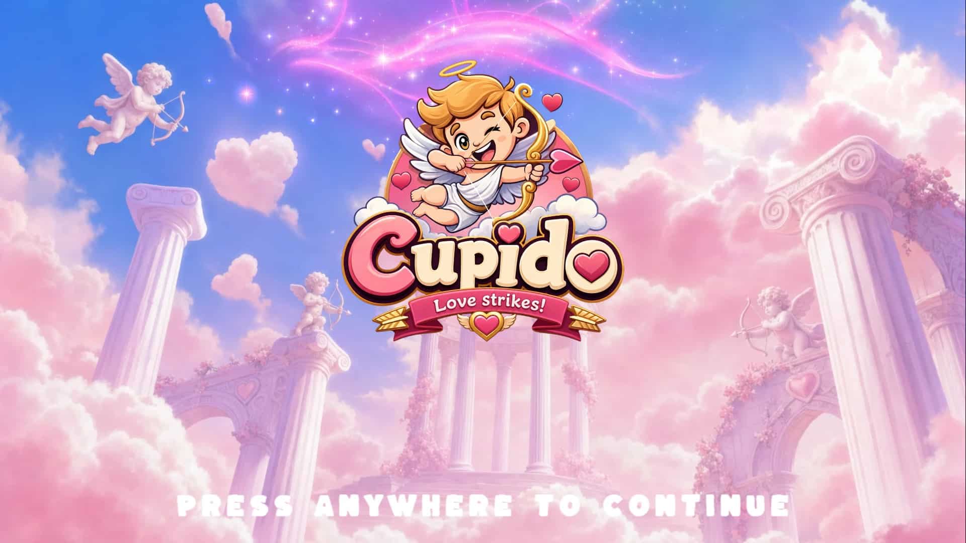 Cupido slot intro screen
