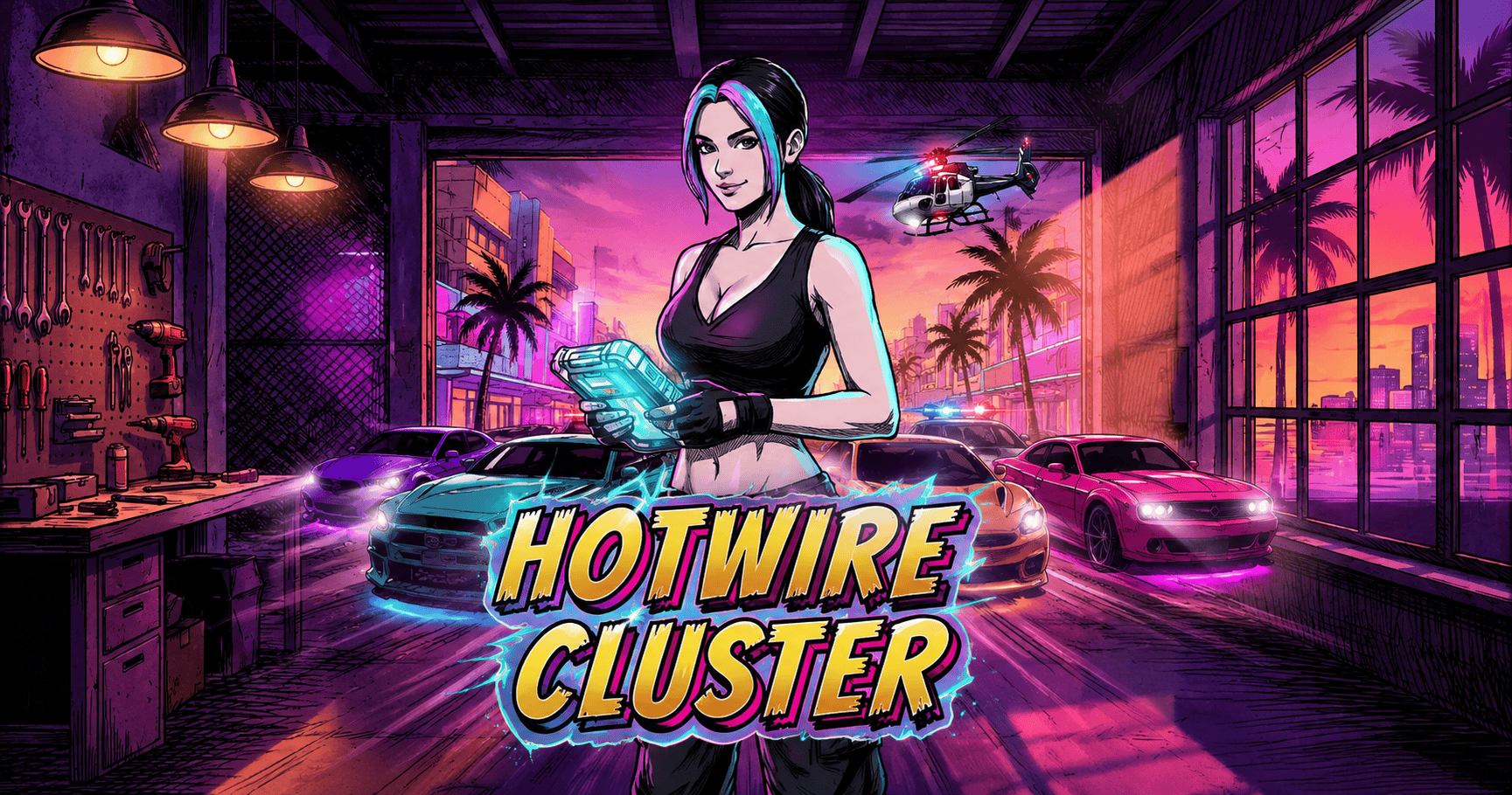 Hotwire Cluster Slot Demo by Zelikman slot cover image