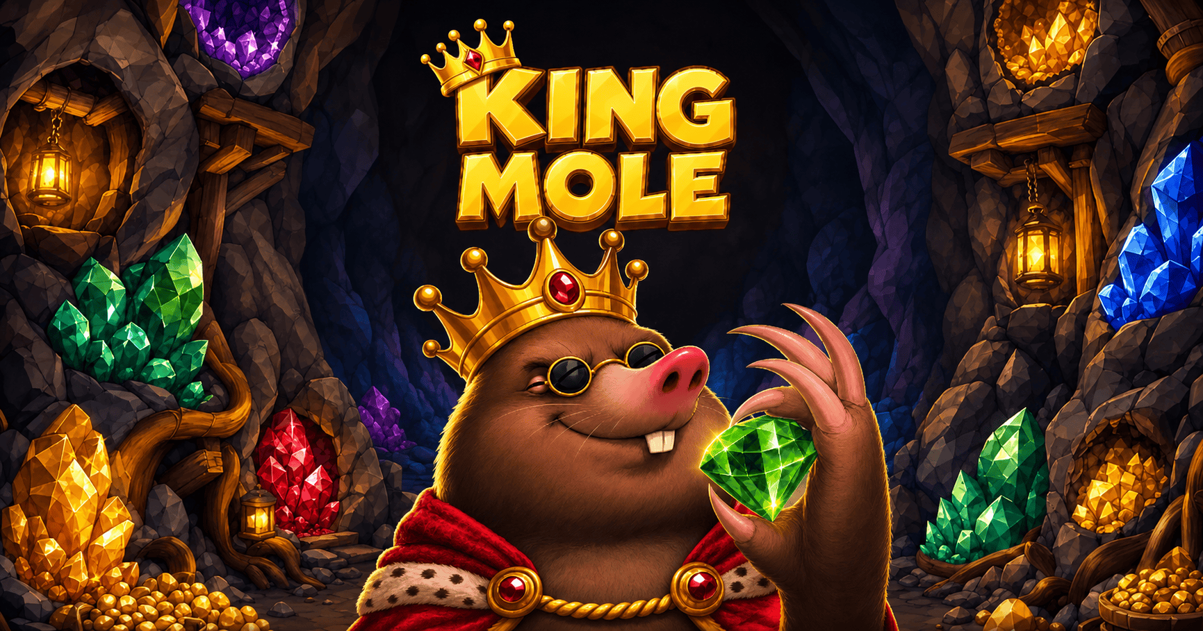 King Mole Slot Demo by 1000 Lakes Studios slot cover image
