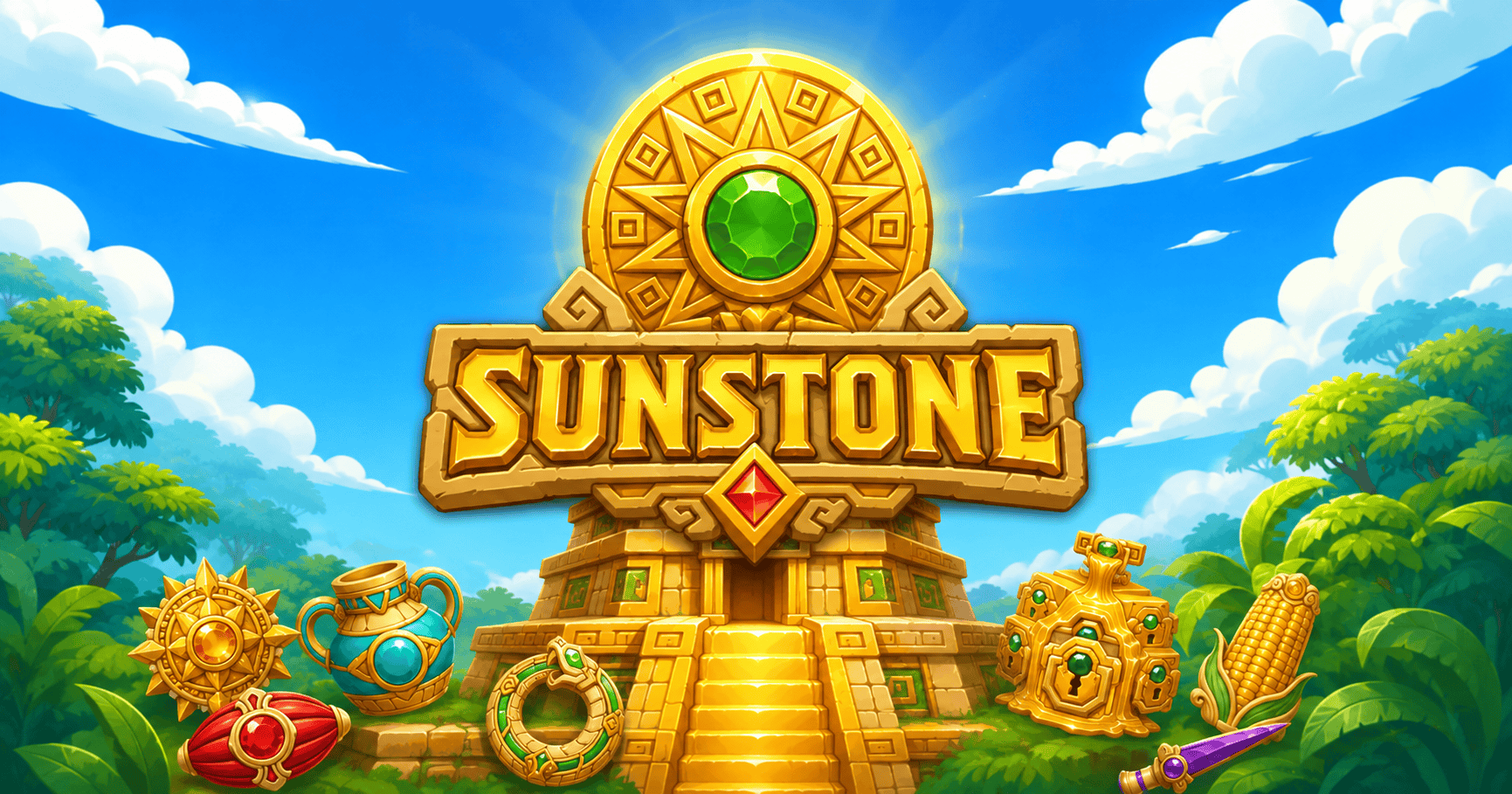 Sunstone Slot Demo by 888 Games slot cover image