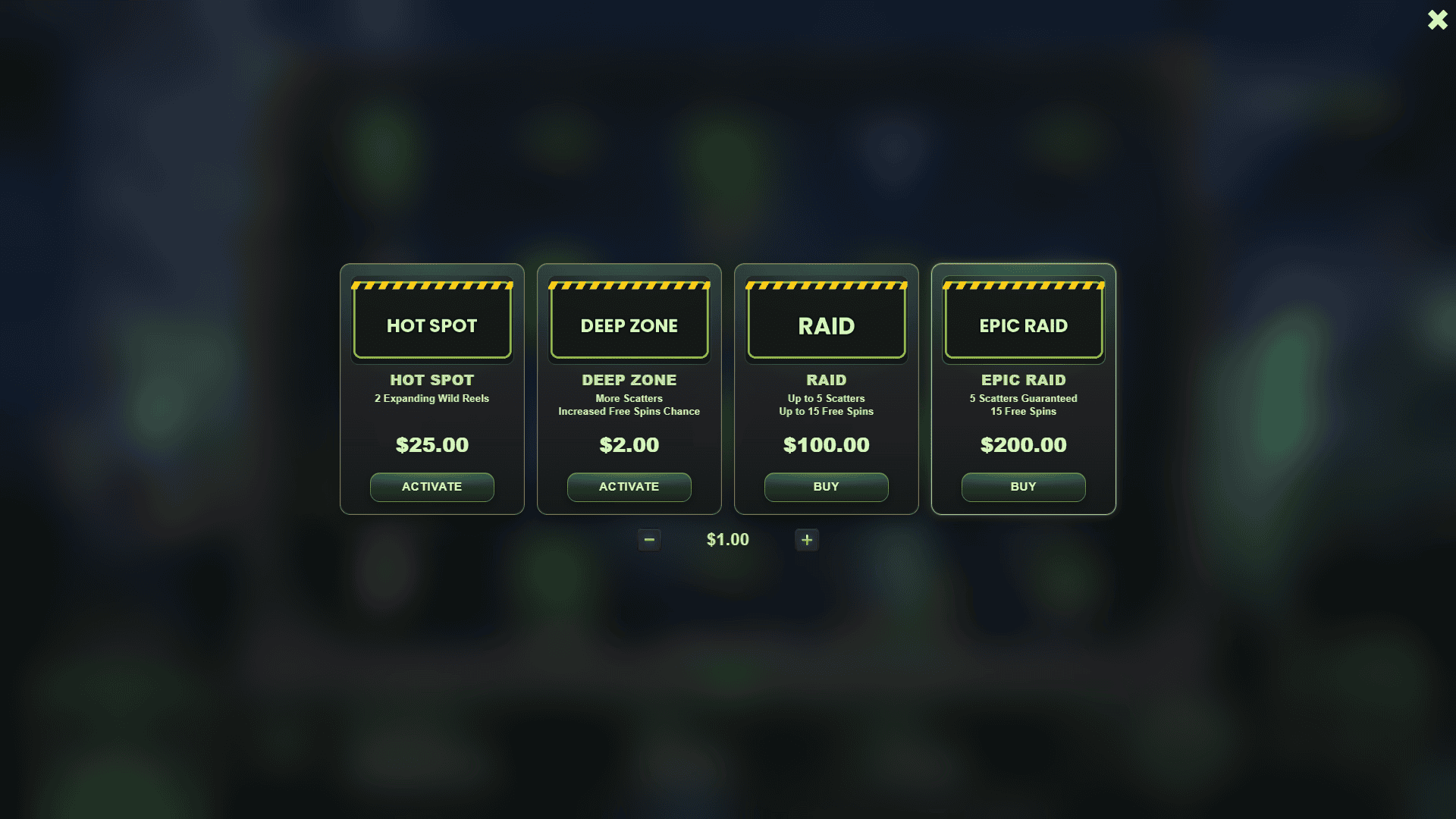 4ornobl bonus buy menu
