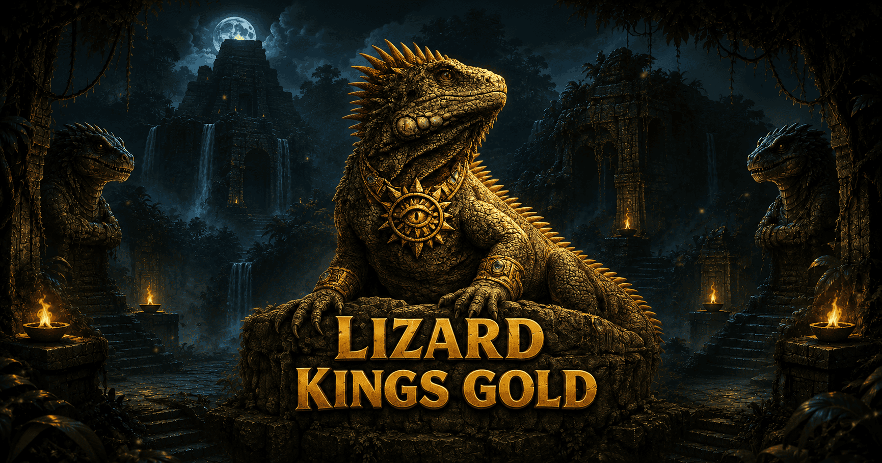 Lizard Kings Gold Slot Demo by Ak Games slot cover image