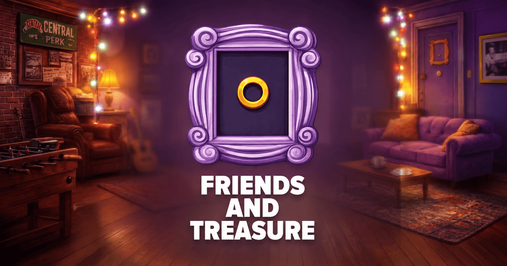 Friends and Treasure Slot Demo by Anything Works Studio slot cover image
