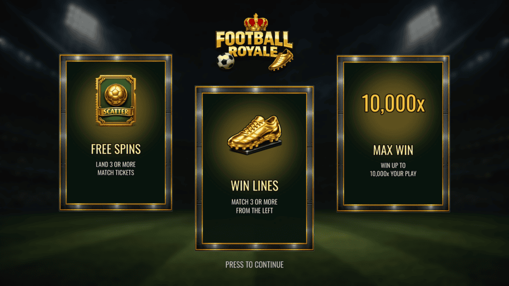 Avastudio football royale intro screen