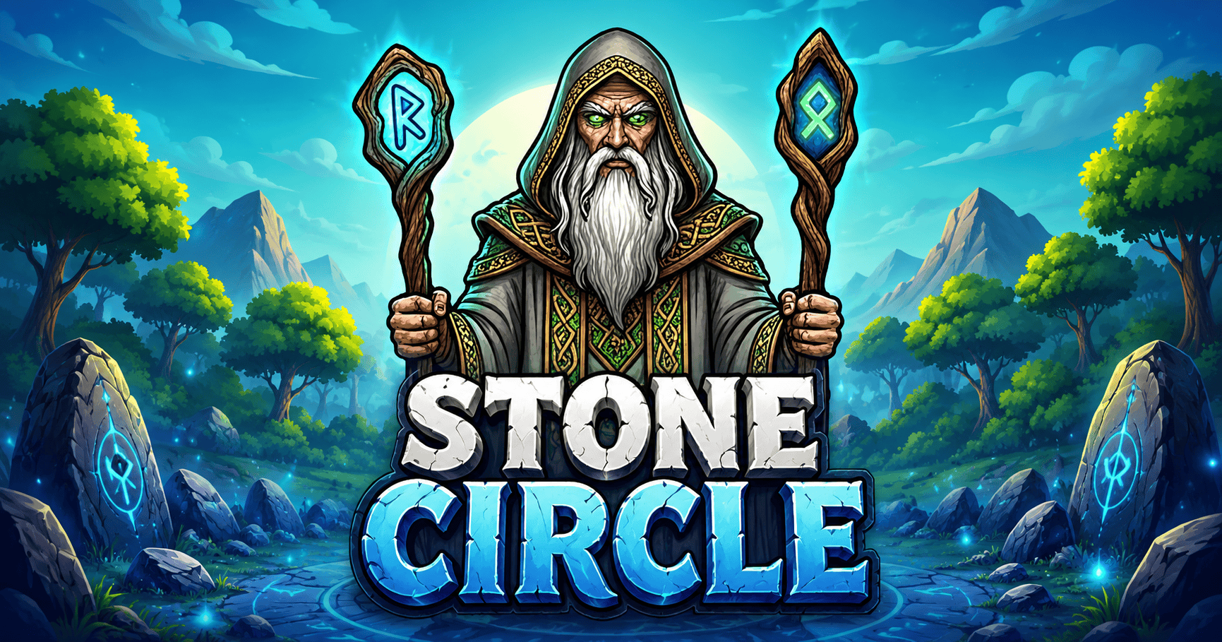 Stone Circle Slot Demo by AxisFrame Gaming slot cover image