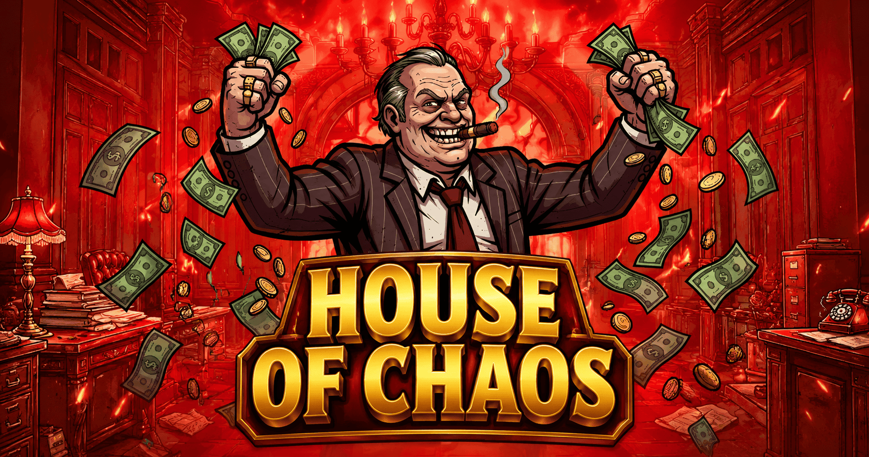 House of Chaos Slot Demo by Backroom Studios slot cover image