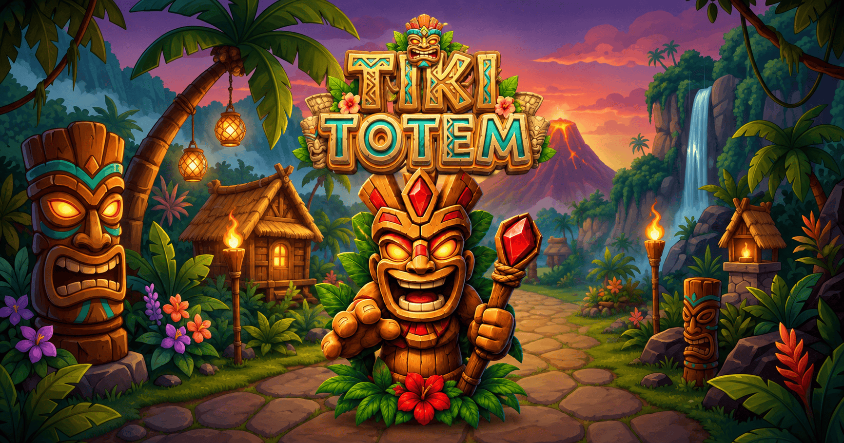 Tiki Totem Slot Demo by Big Ducking Wings slot cover image