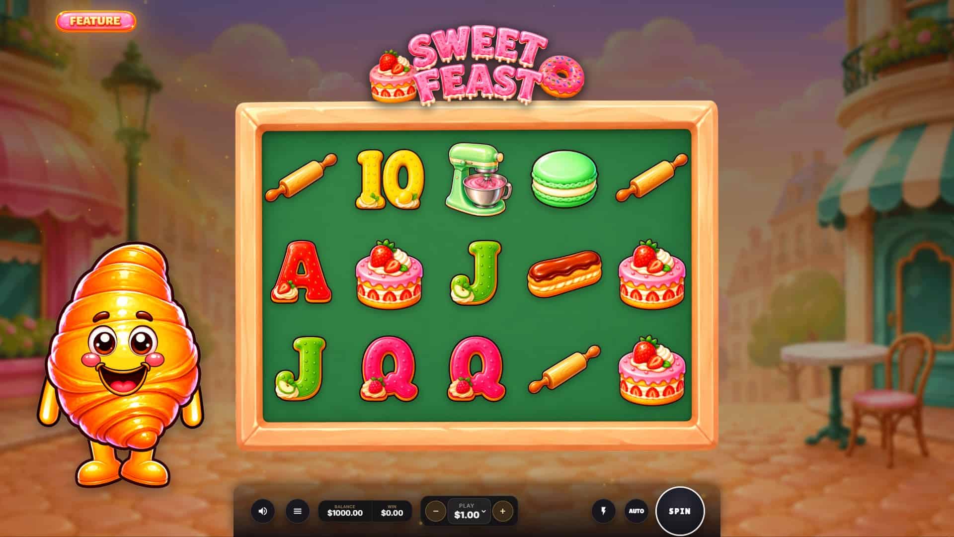 Sweet Feast slot gameplay reels