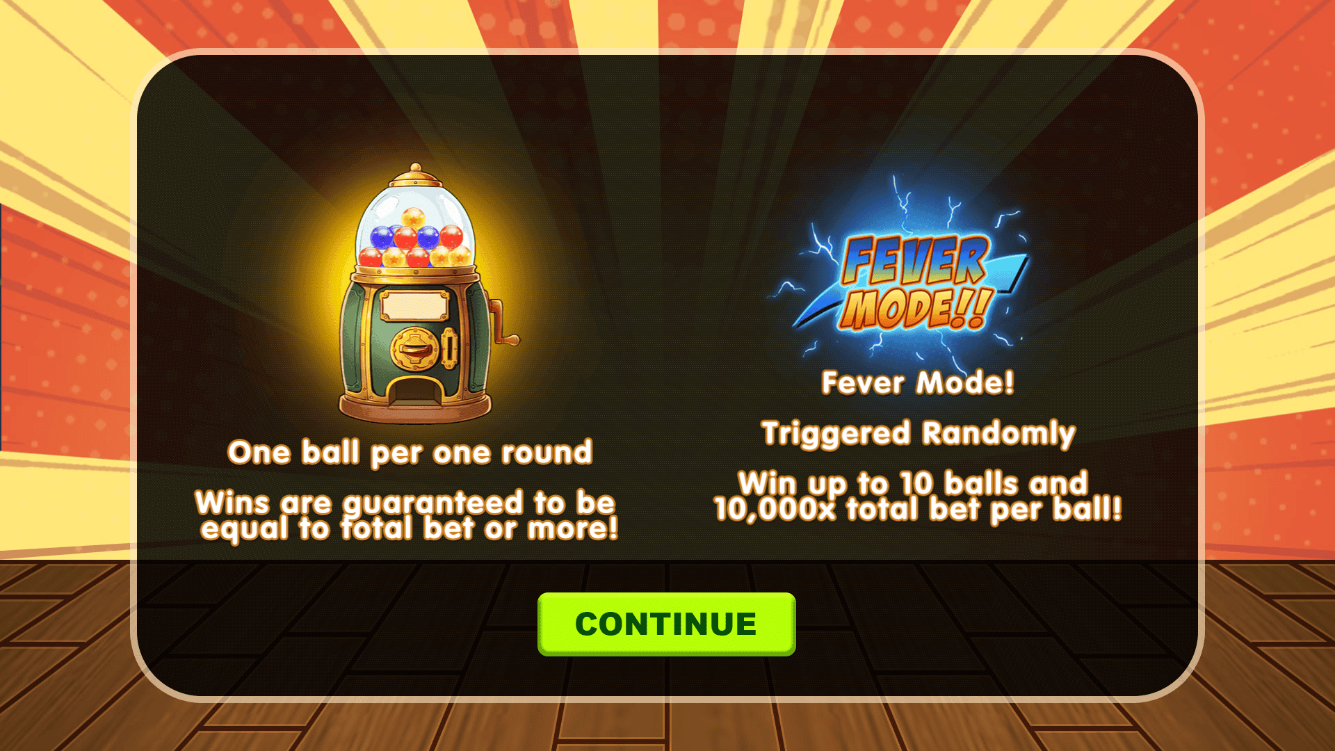 Got Balls? slot intro screen