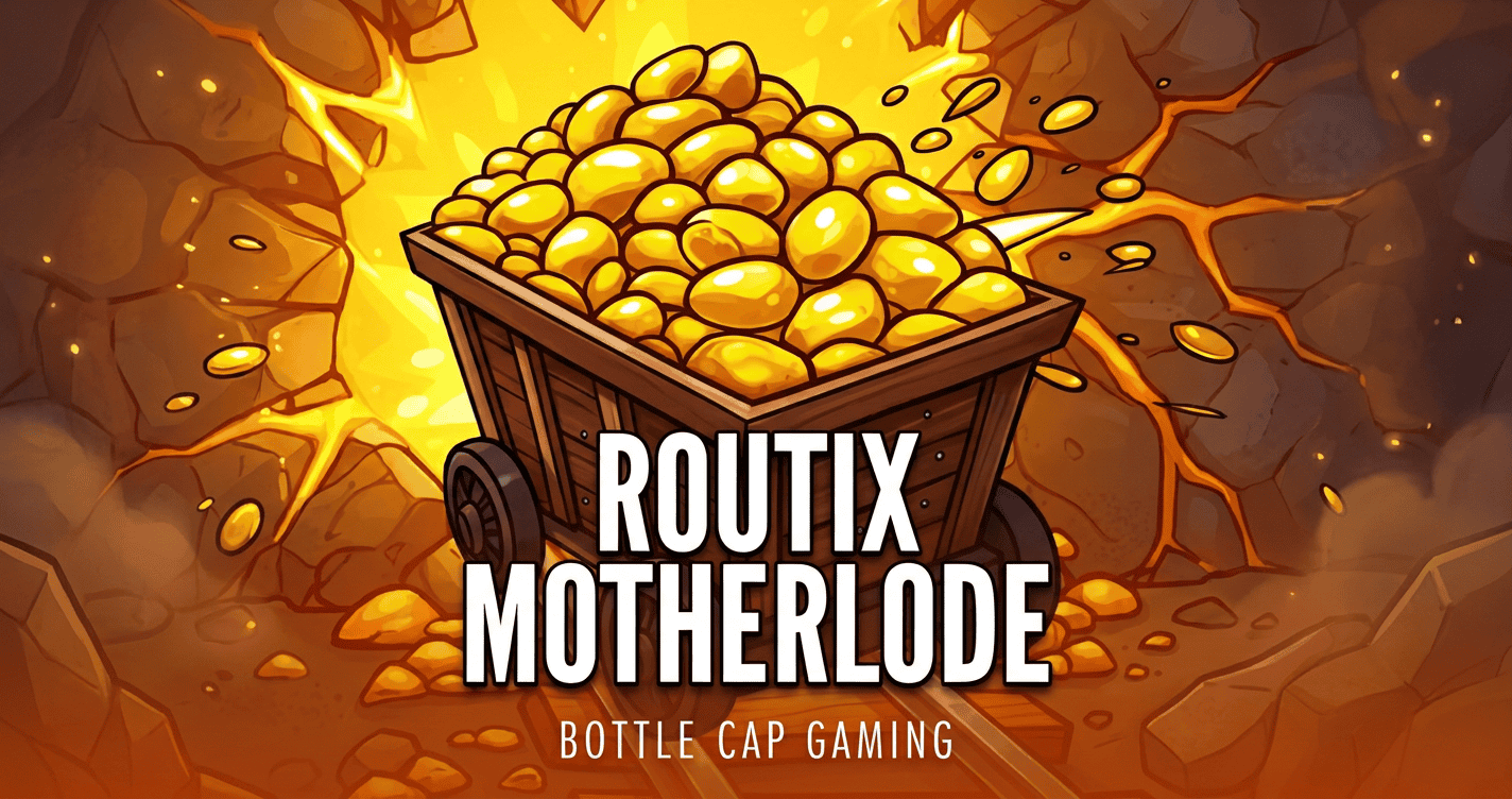 Routix: Motherlode Slot Demo by Bottle Cap Gaming slot cover image