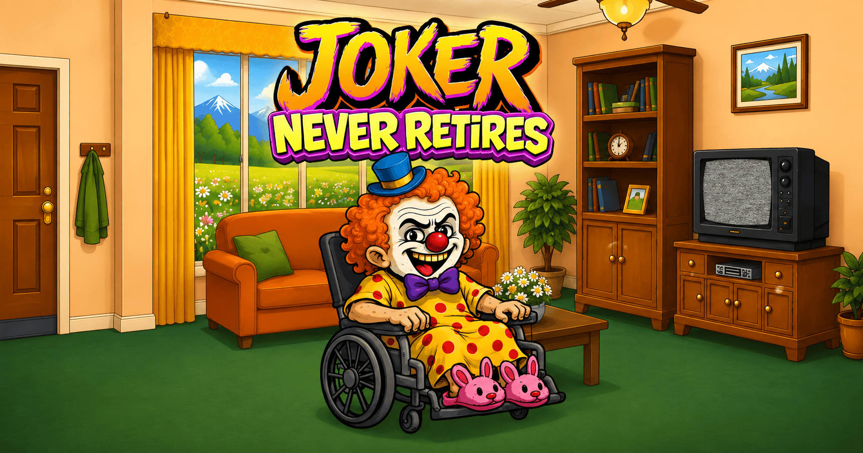 Joker Never Retires Slot Demo by Bullshark Games slot cover image