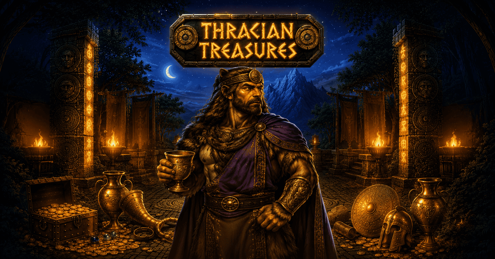 Thracian Treasures Slot Demo by Clueless Kangaroo slot cover image