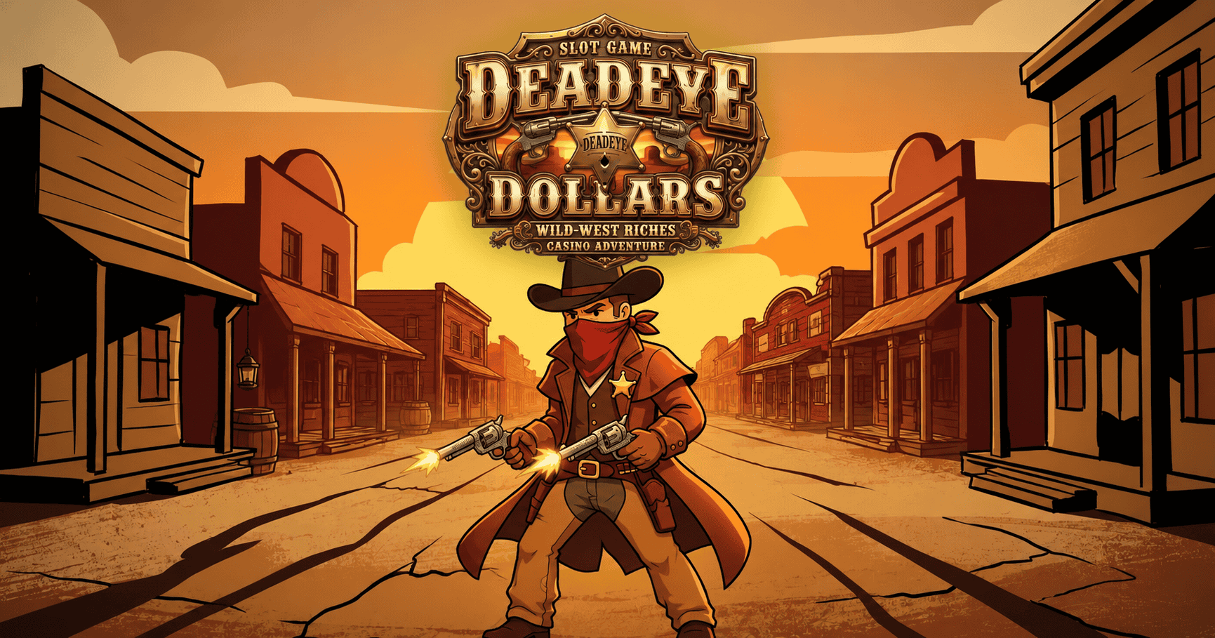 Deadeye Dollars Slot Demo by DarkByte slot cover image