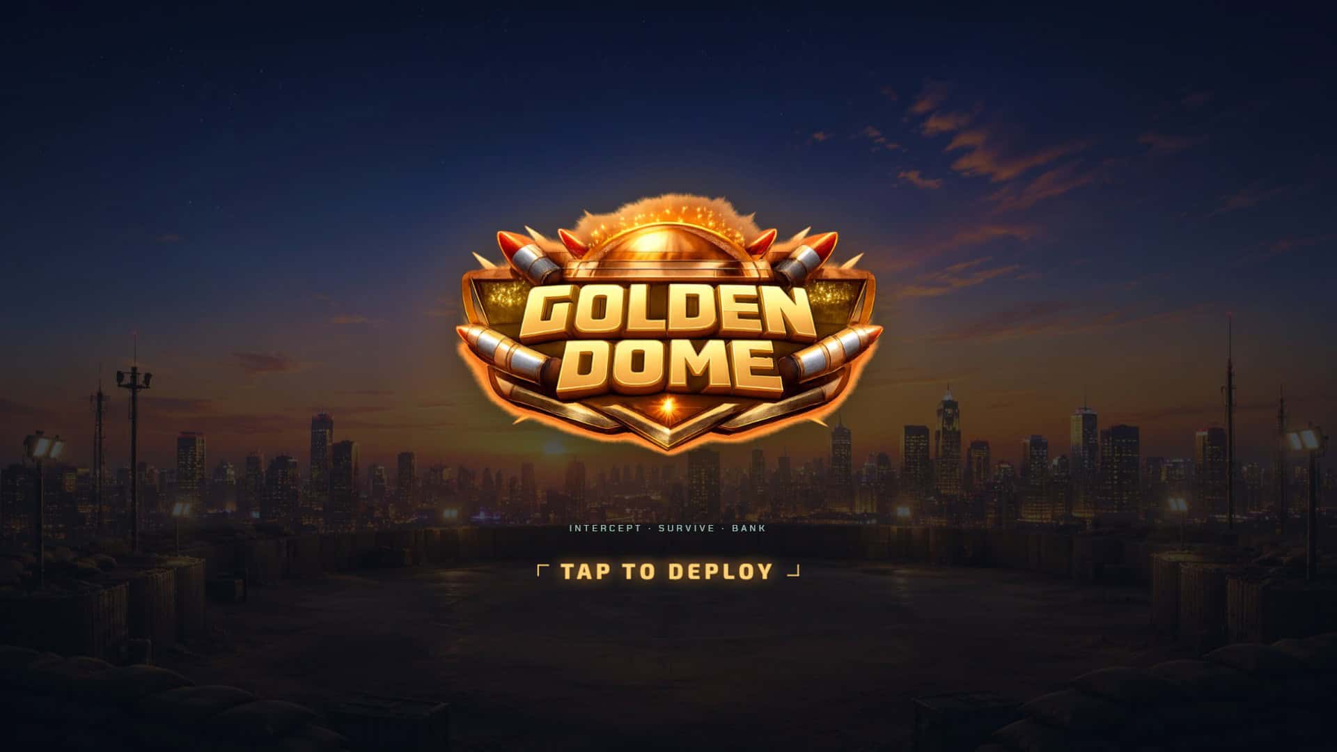 Golden Dome slot intro screen
