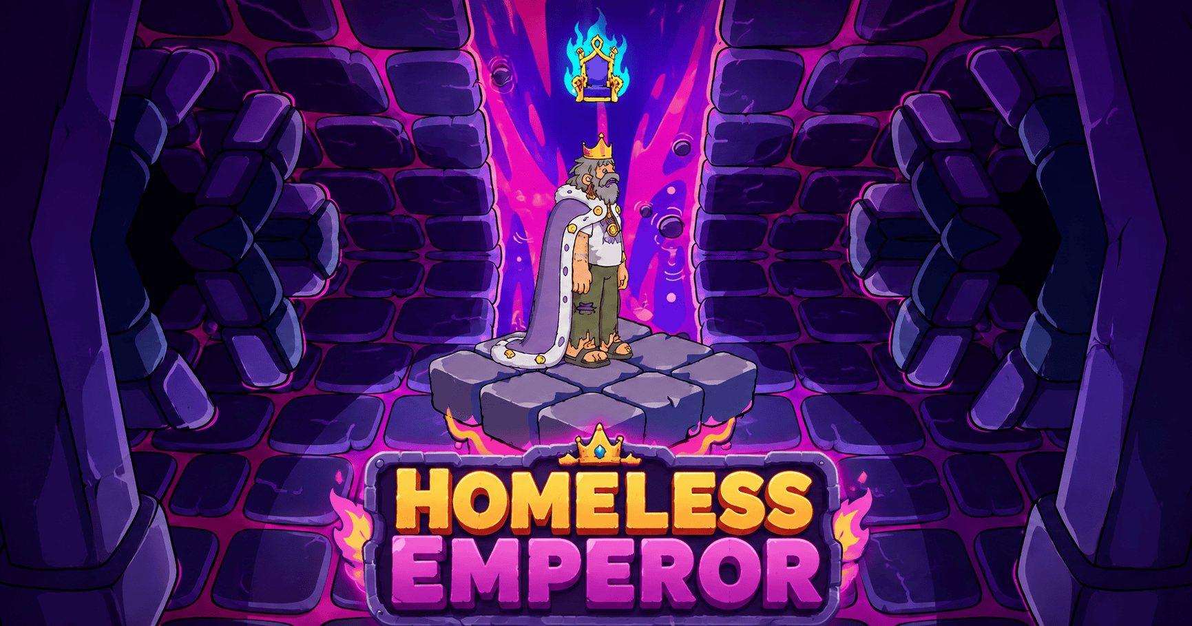 Homeless Emperor Slot Demo by Doodles Gaming slot cover image