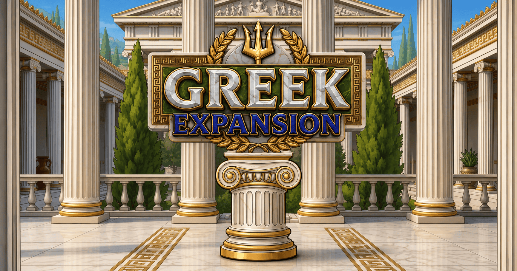 Greek Expansion Slot Demo by Enigma Studios slot cover image