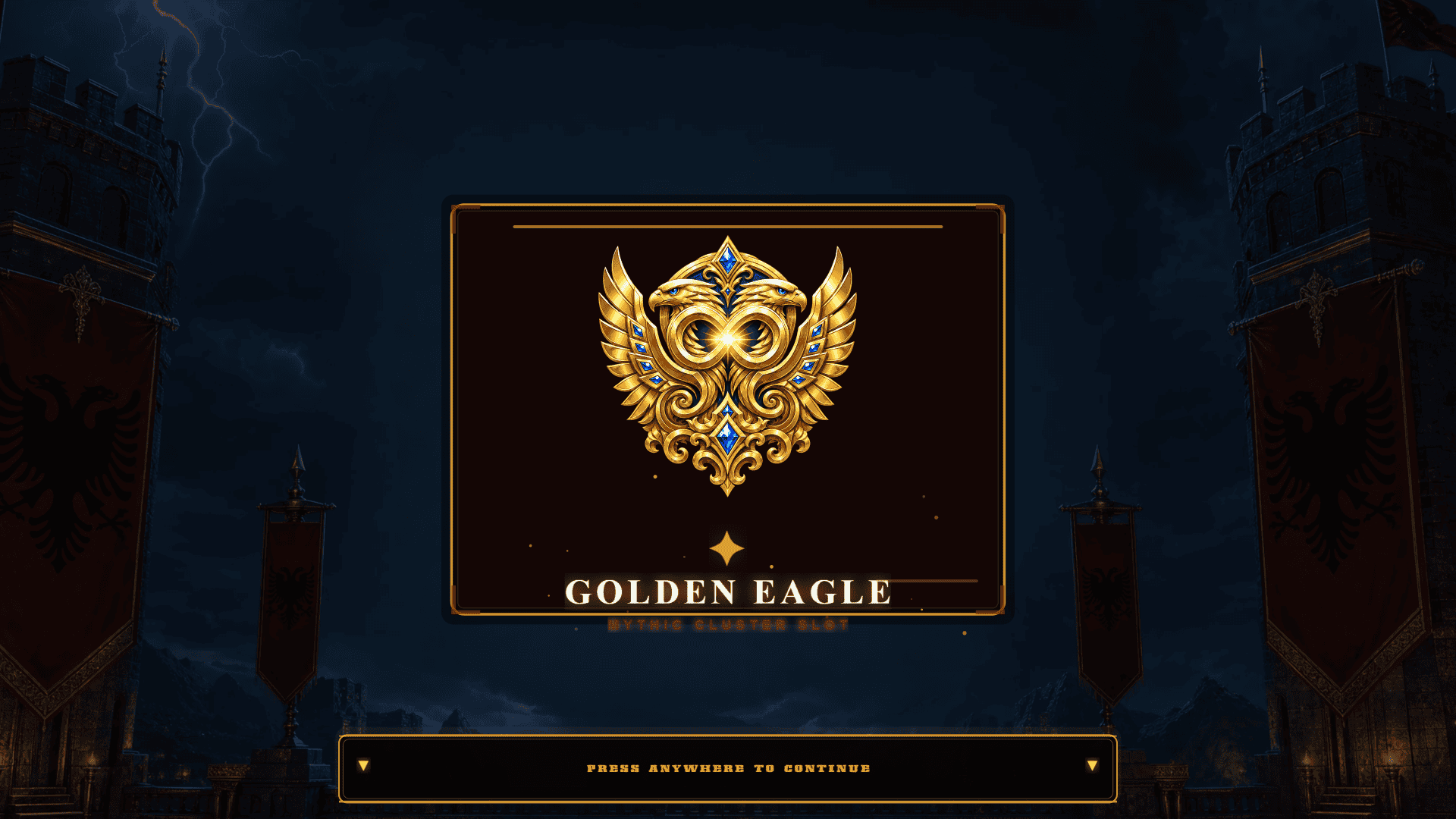 Golden Eagle slot intro screen