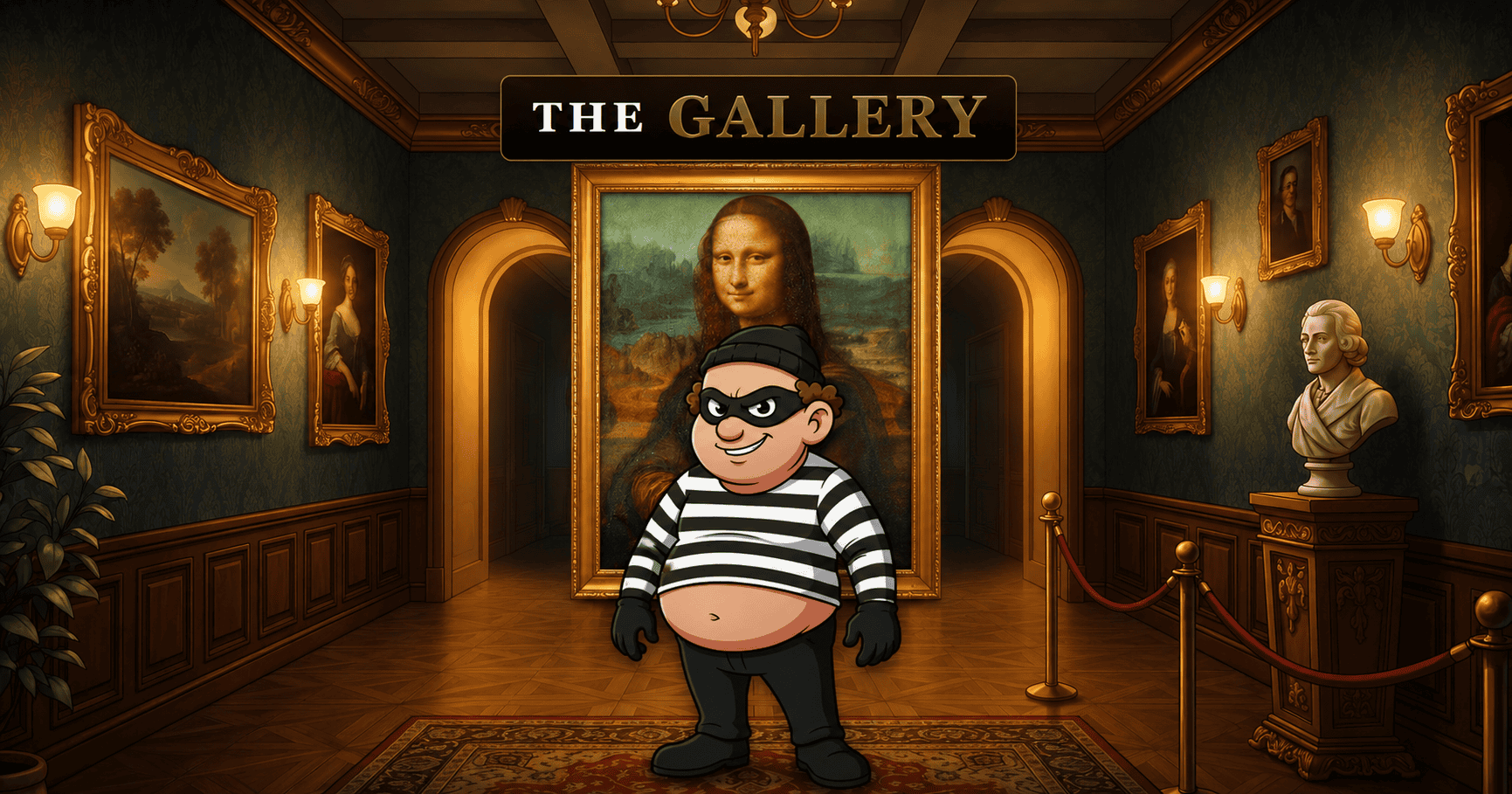 The Gallery Slot Demo by Fatkid slot cover image