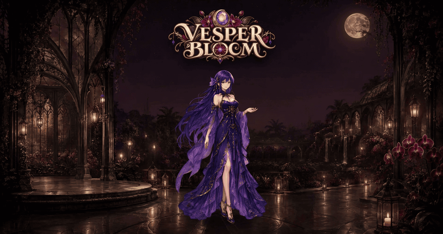 Vesper Bloom Slot Demo by Galaxy Gaming slot cover image