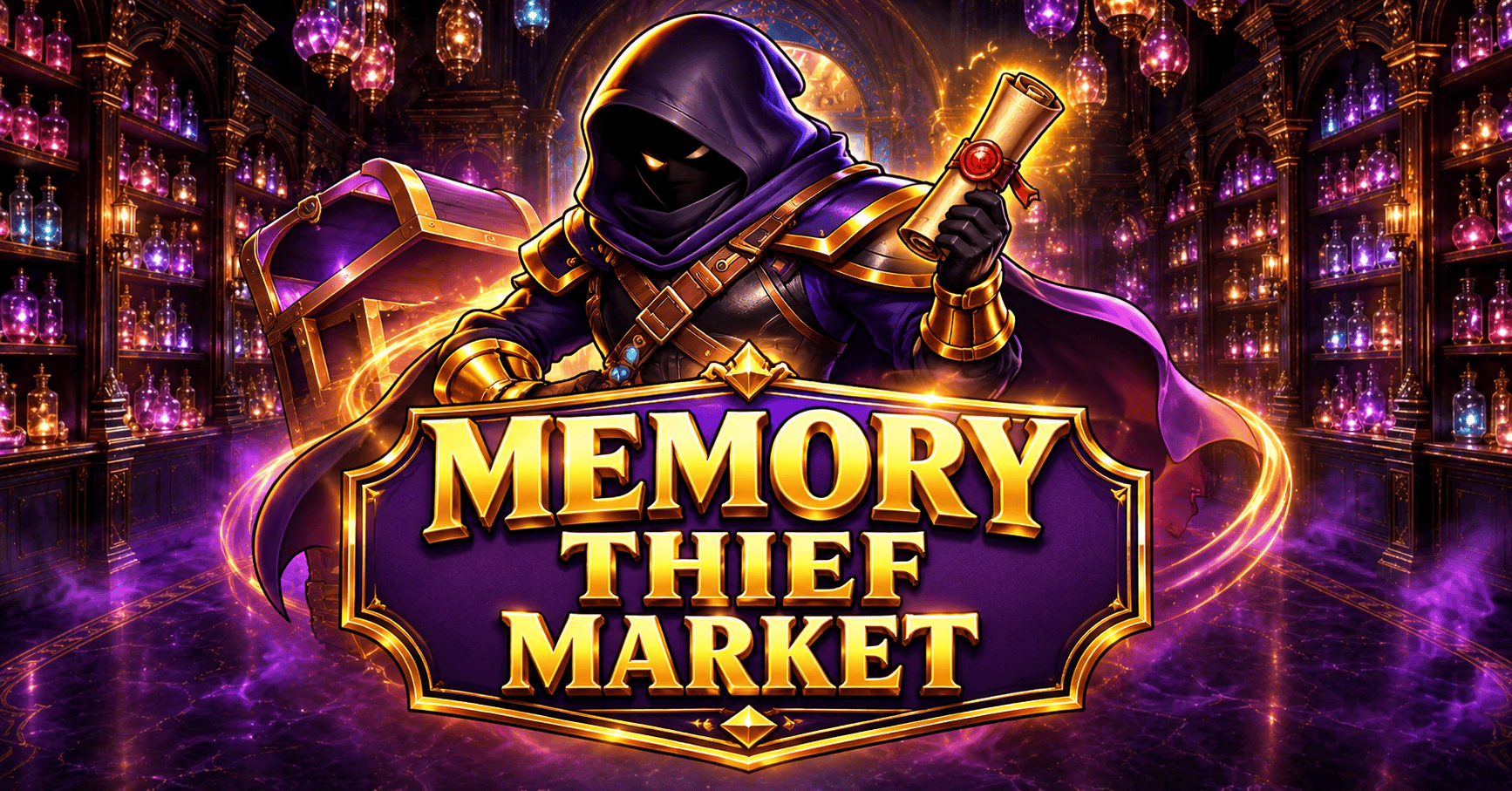 Memory Thief Market Slot Demo by Gaming Gate Studio slot cover image