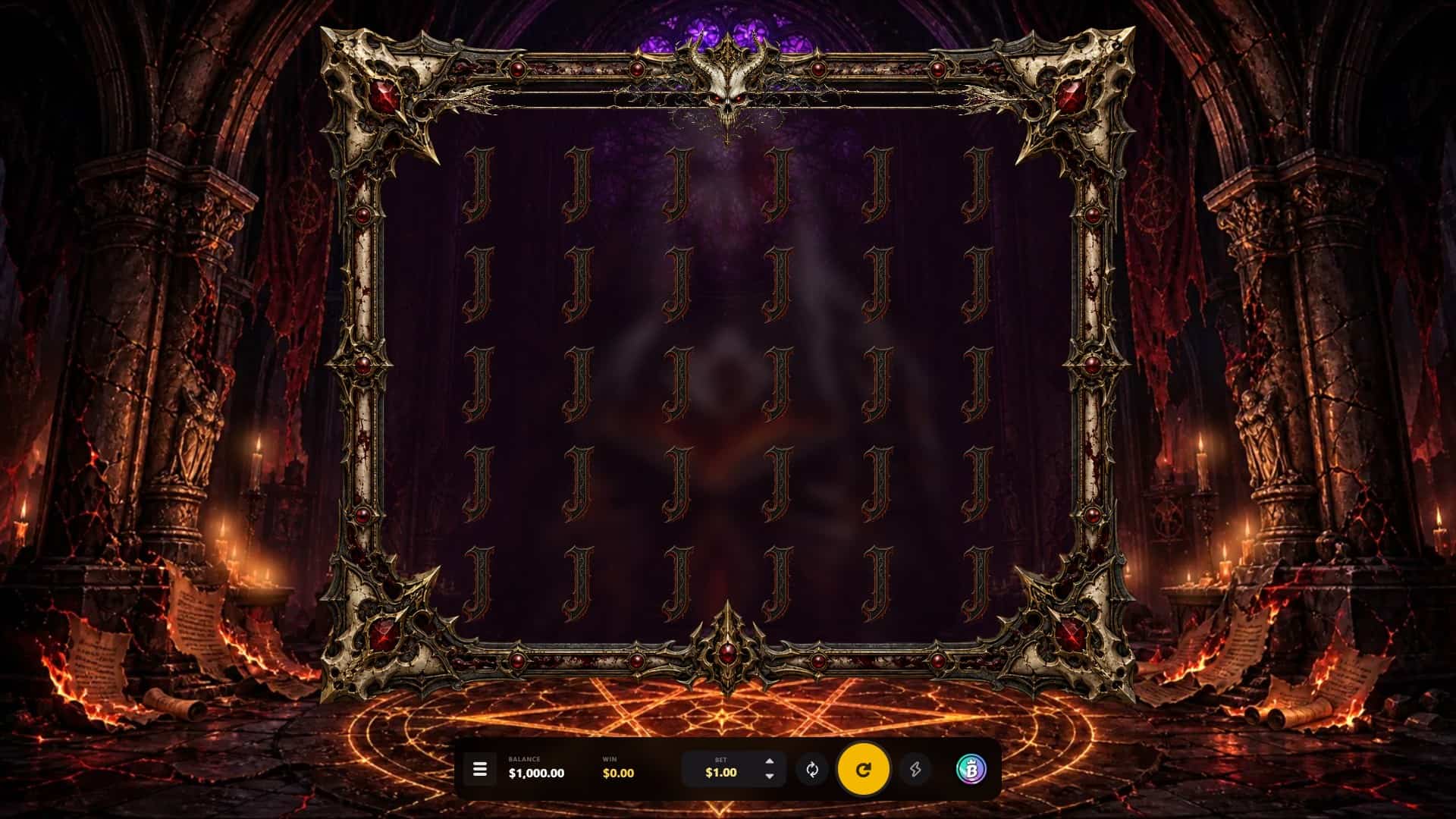 Crimson Pact slot gameplay reels