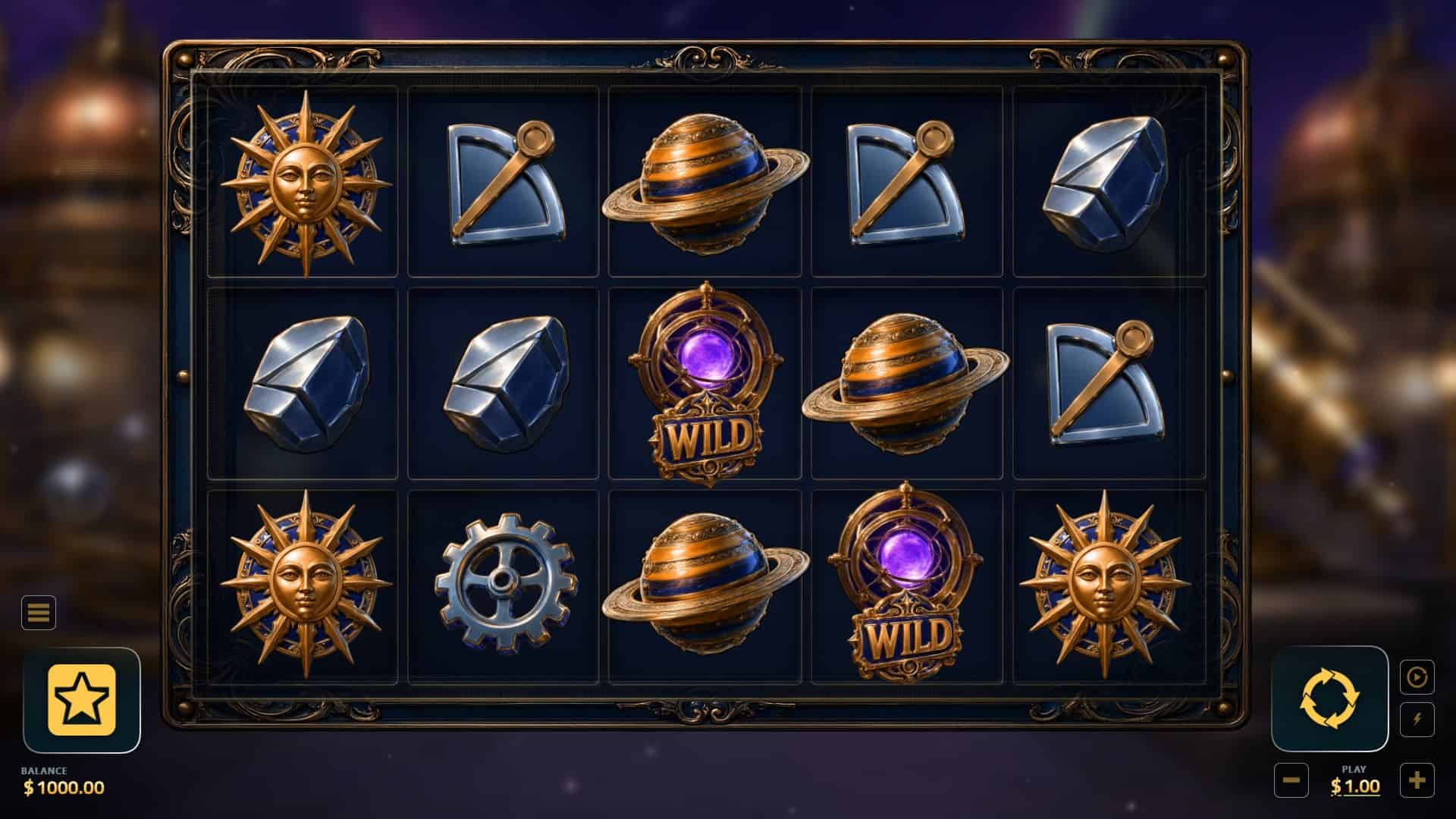 Nebula Vault slot gameplay reels